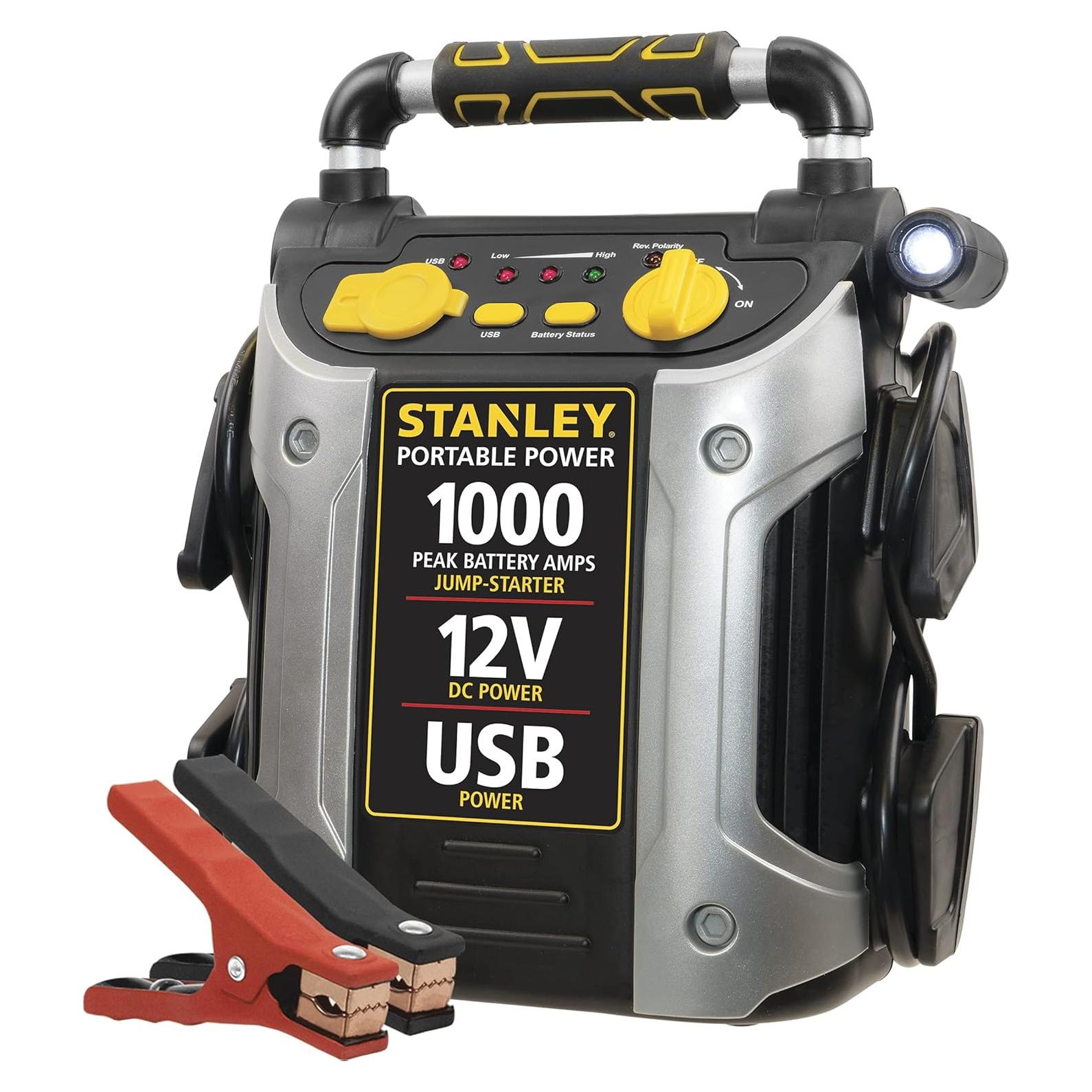 Arrancador de Batería STANLEY J509 1000A Pico USB LED