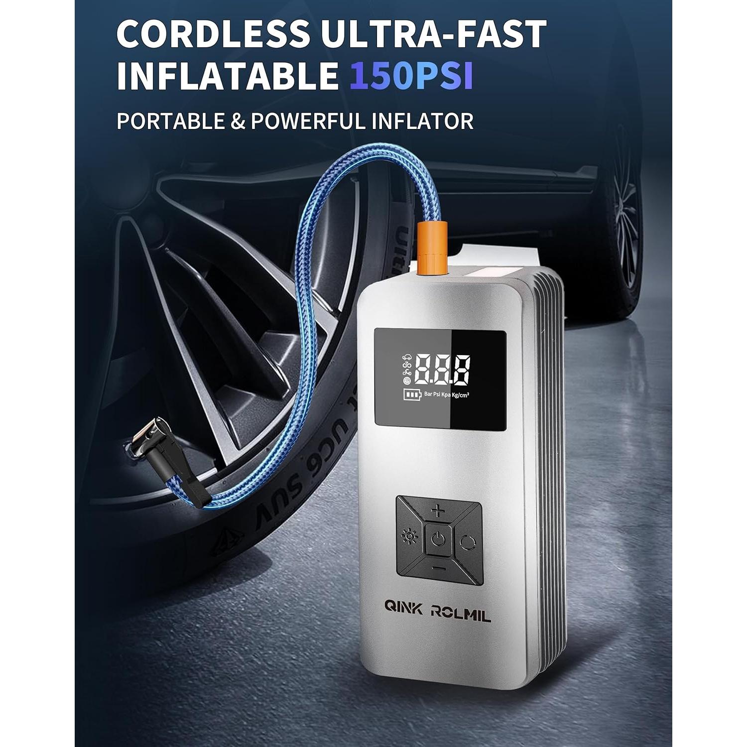 Arrancador de Salto QINK ROLMIL LX0301 con Compresor 8000A