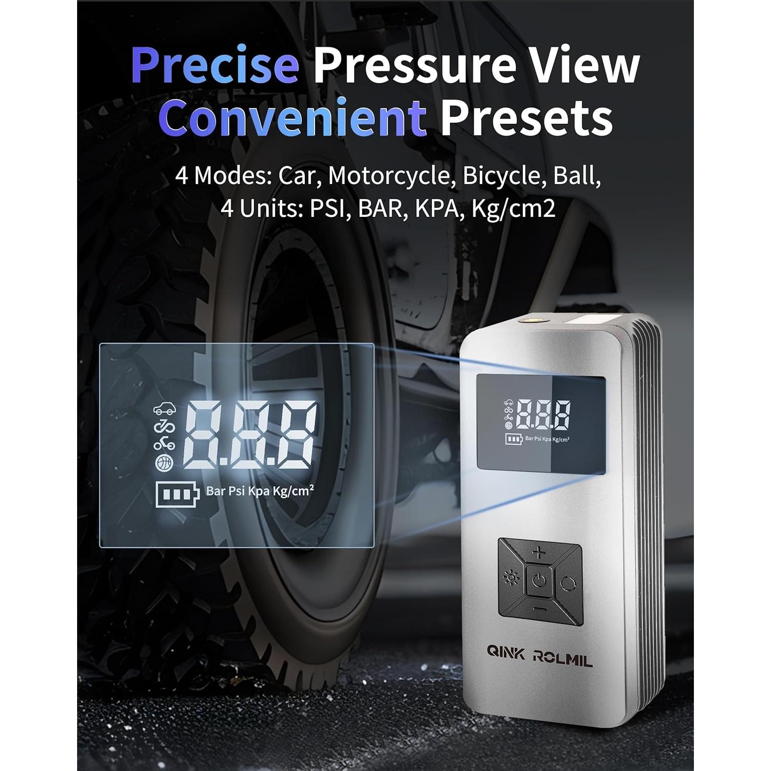 Arrancador de Salto QINK ROLMIL LX0301 con Compresor 8000A