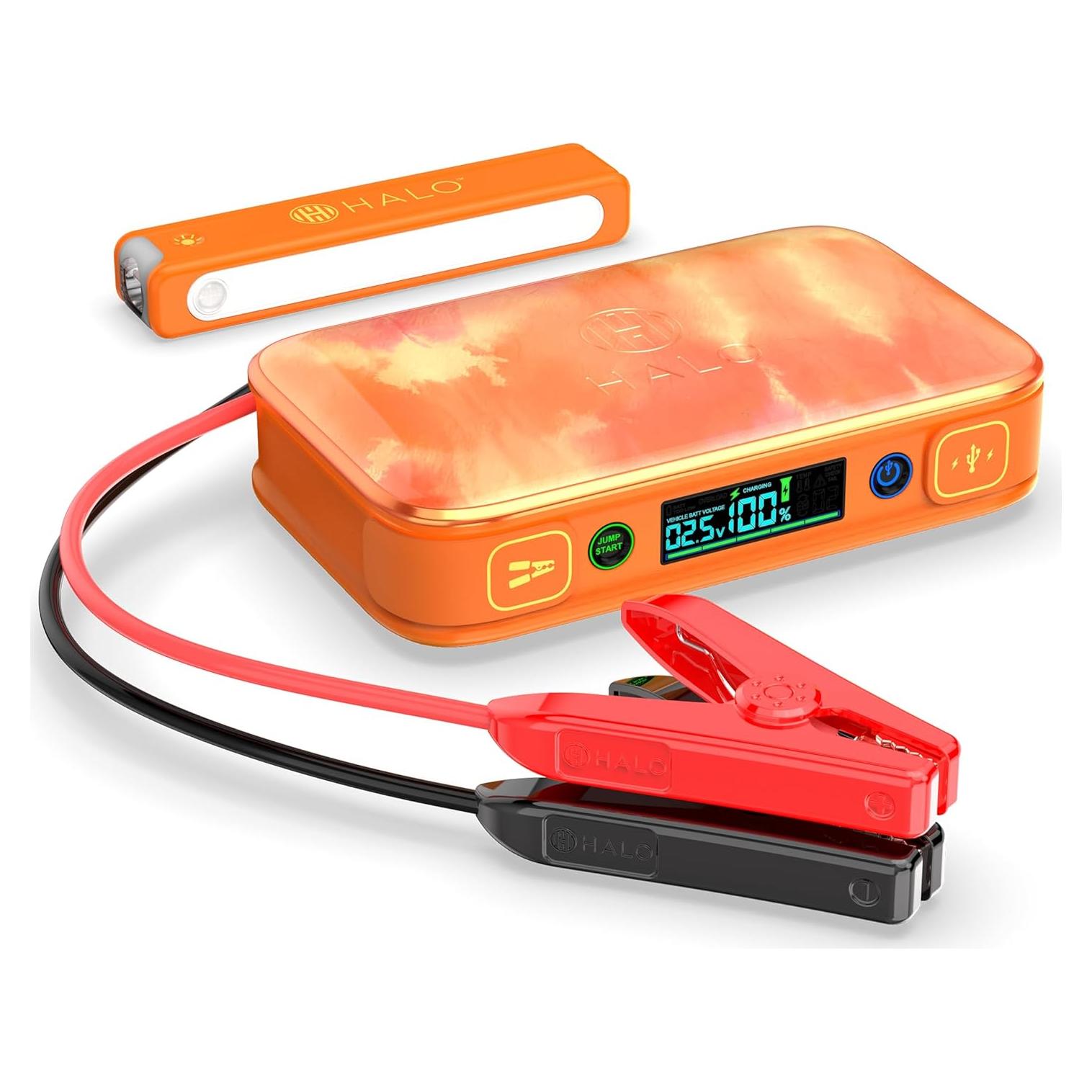 Arrancador de Coche Portátil HALO Bolt PAL 1000 - Naranja