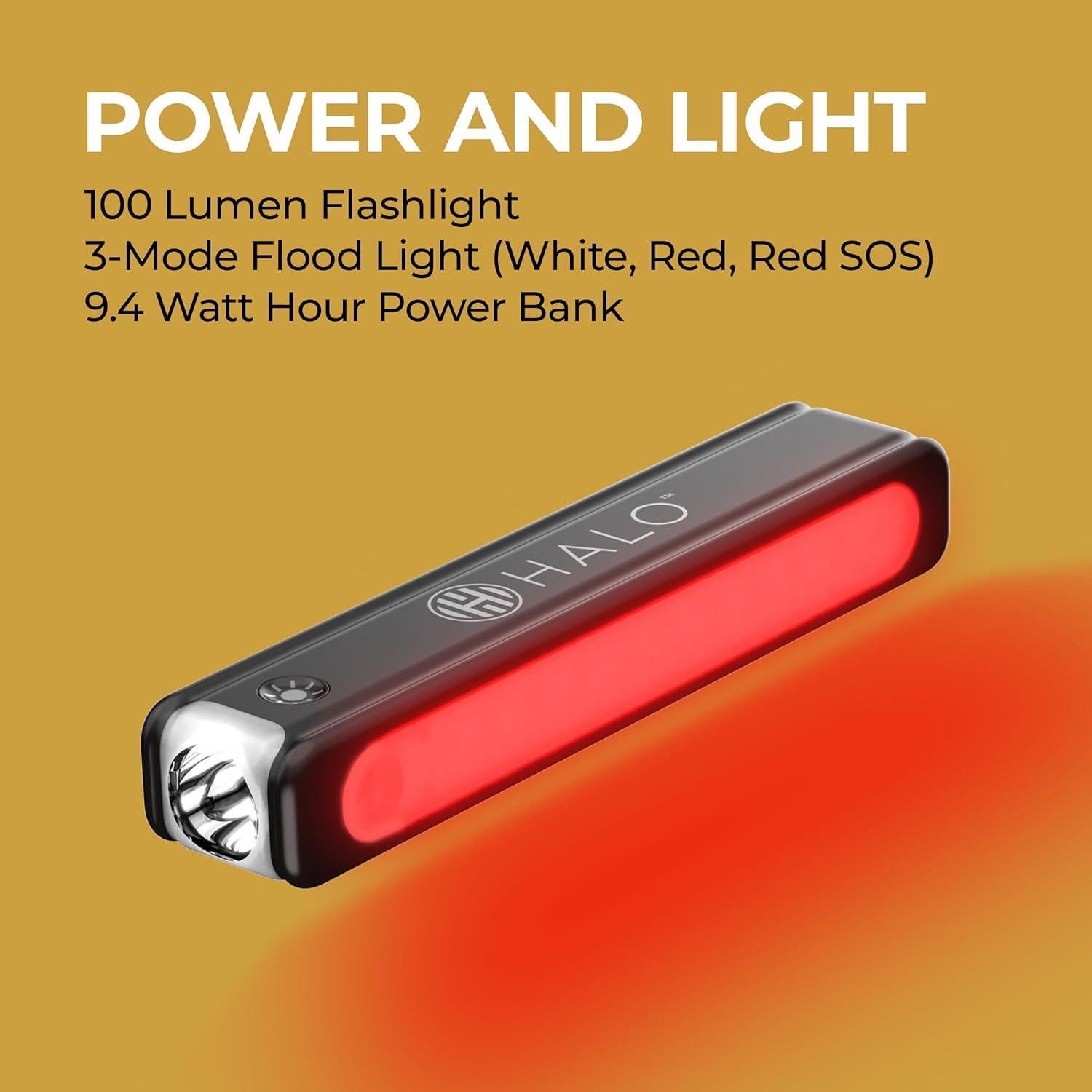 Arrancador de Coche Portátil HALO Bolt PAL 1000 - Naranja