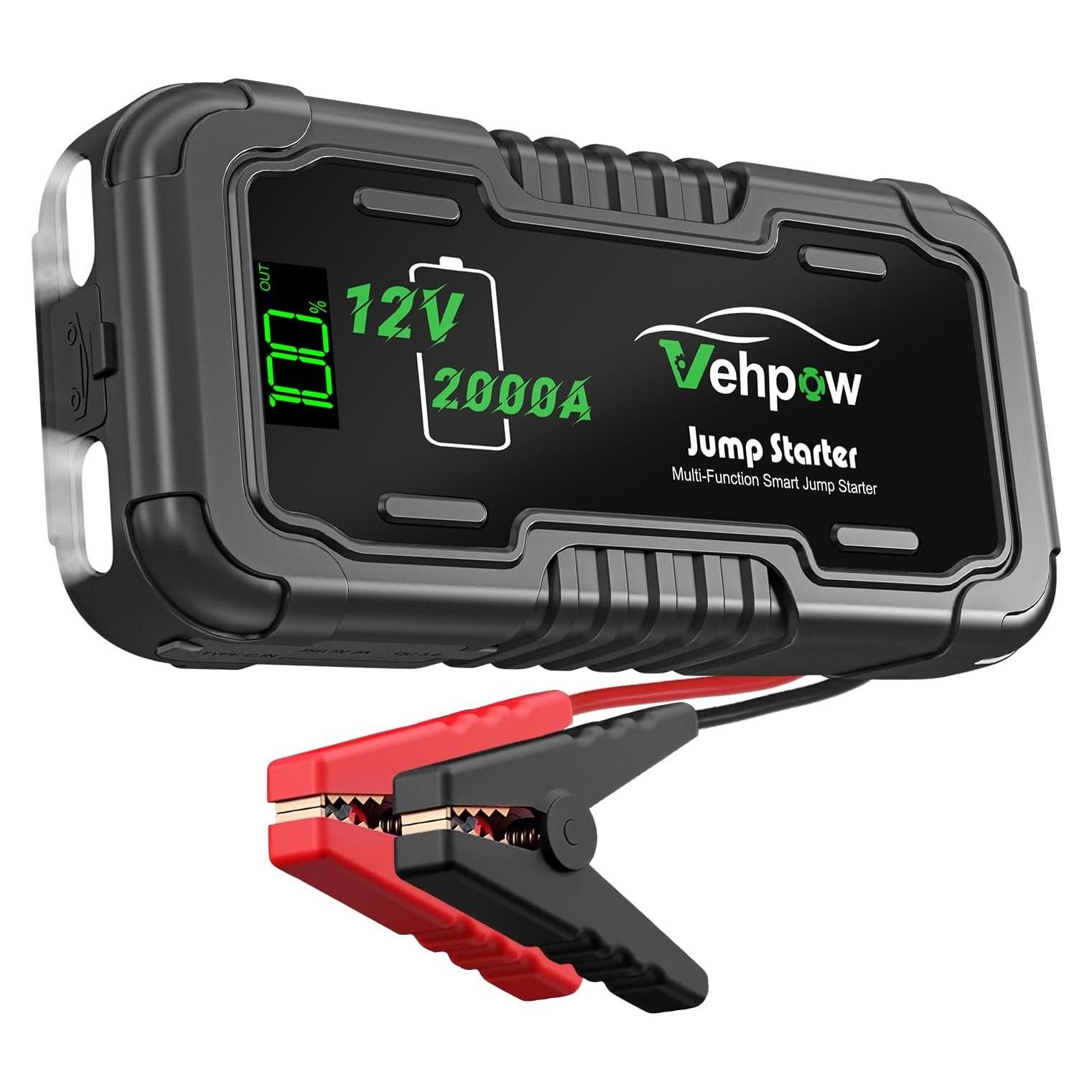 Arrancador de Batería Vehpow S903 2000A 20000mAh Portátil