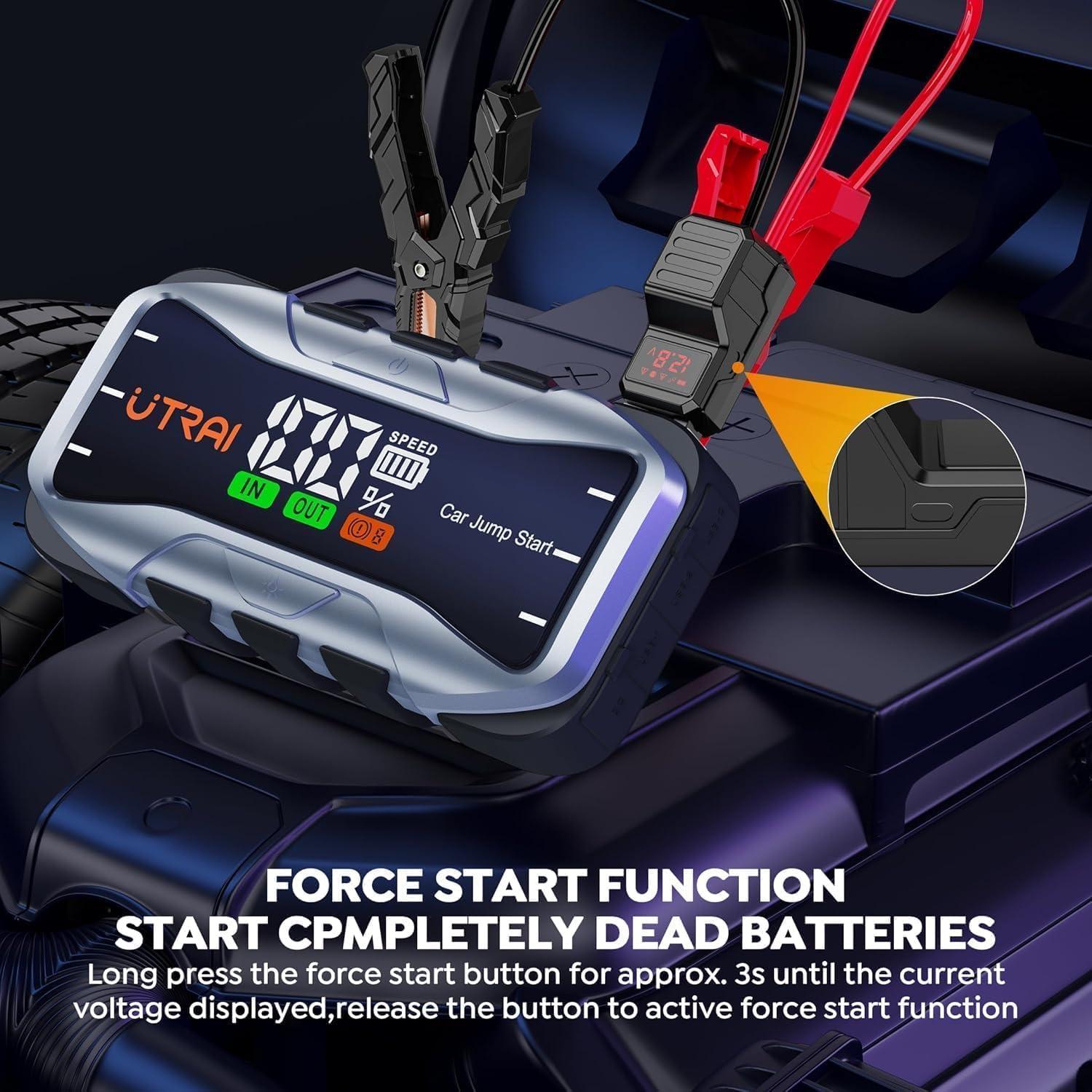 Arrancador Portátil UTRAI JS-10 8000A 27000mAh 12V