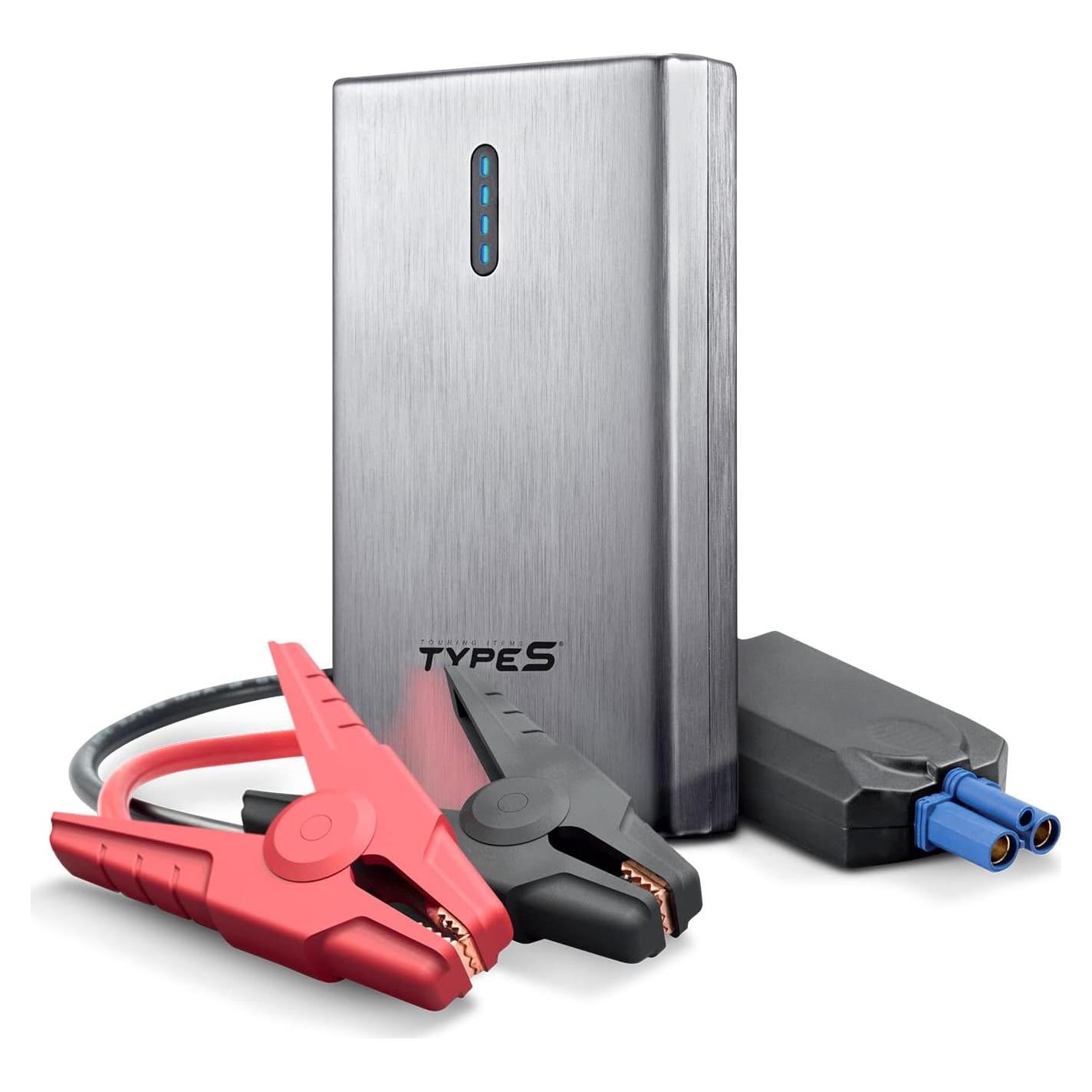 Arrancador de Coche Portátil TYPE S 1000A 8000mAh USB LED