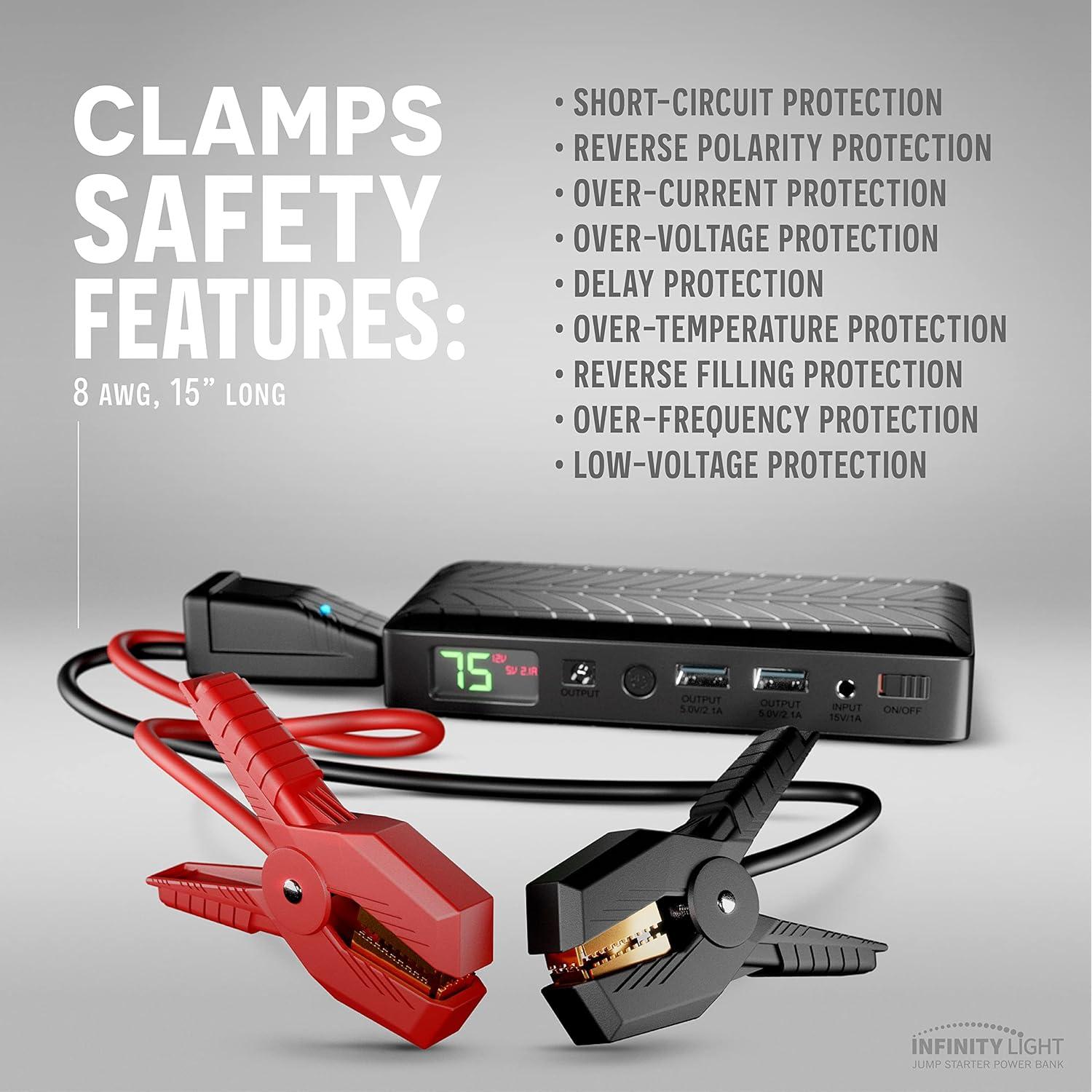 Batería de Arranque Infinity Light IL1000 - 1000A 18000mAh 12V