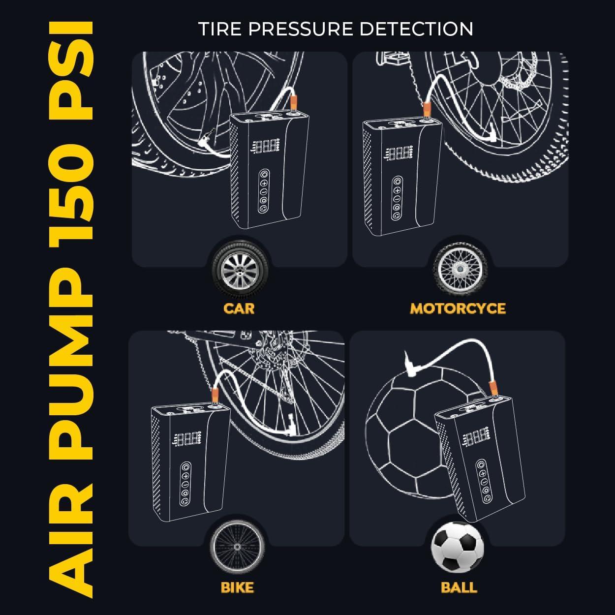 Arrancador de Salto RAPIKITS AIR-ST 10400mAh 150PSI 12V