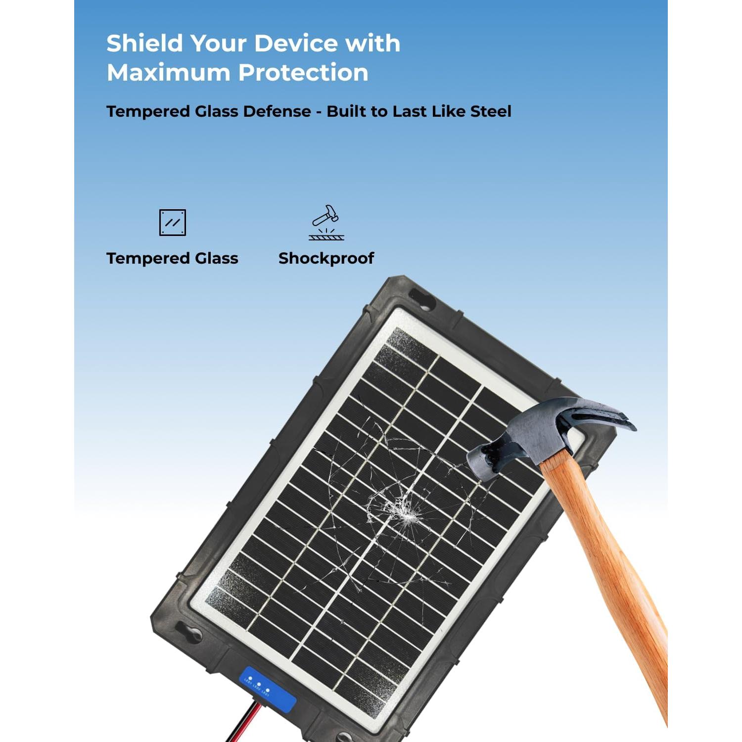 Cargador Solar 10W 12V WININMETA MPPT para Coche y Barco