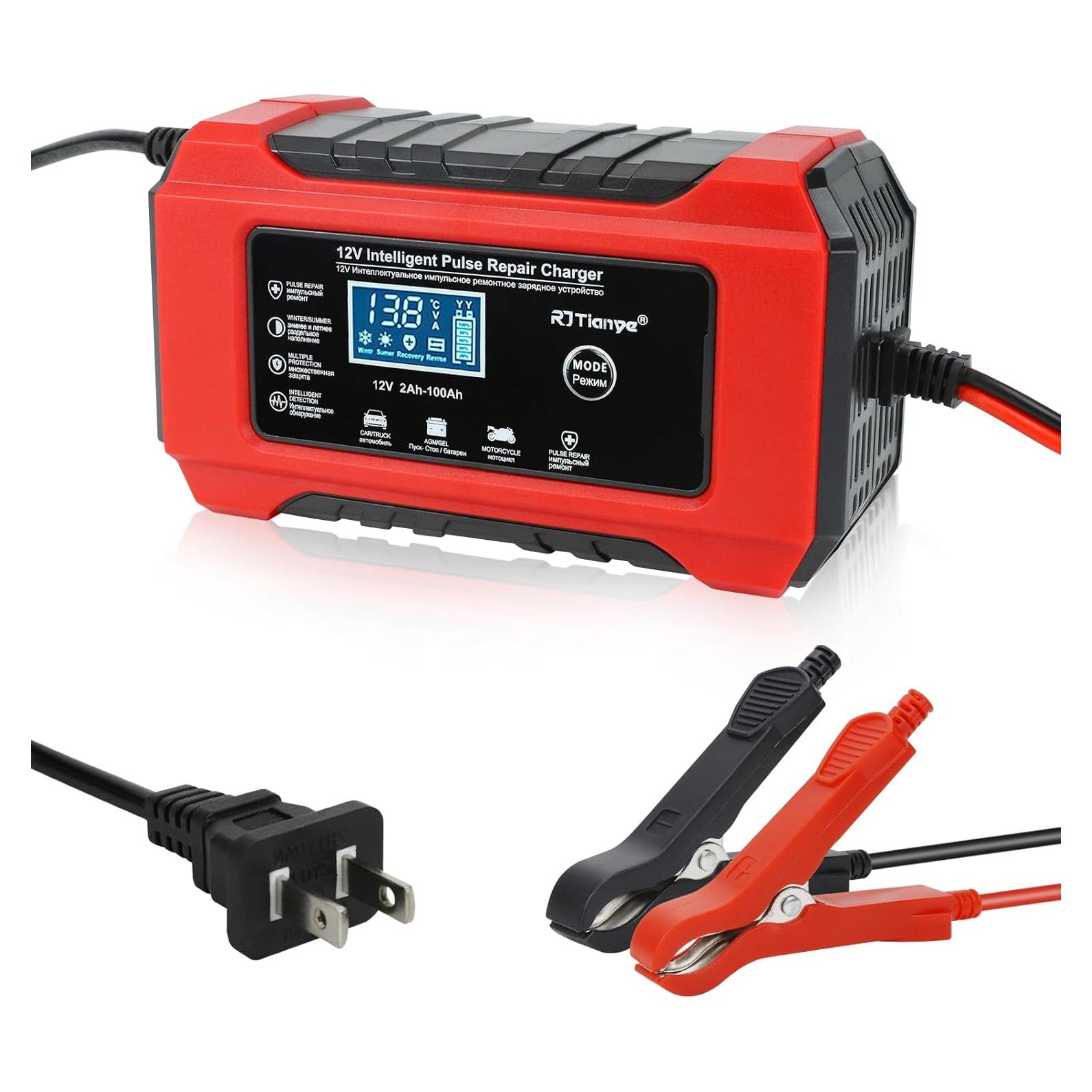 Cargador de Batería Automático TIPHOPE 12V 10A y 24V 5A