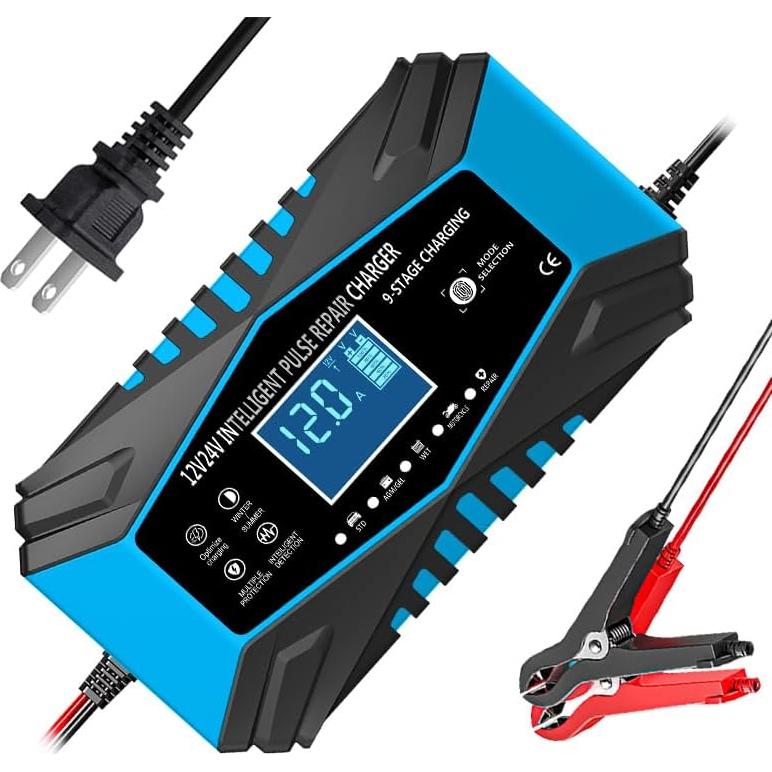 Cargador de batería inteligente 12V/24V Tianchang Baoda 12A