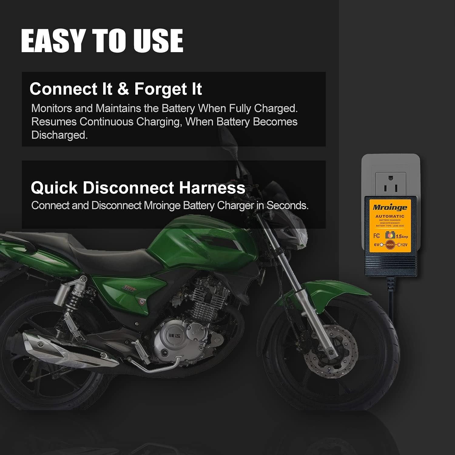 Cargador de Batería Mroinge MBC015 6V/12V 1.5A Automático