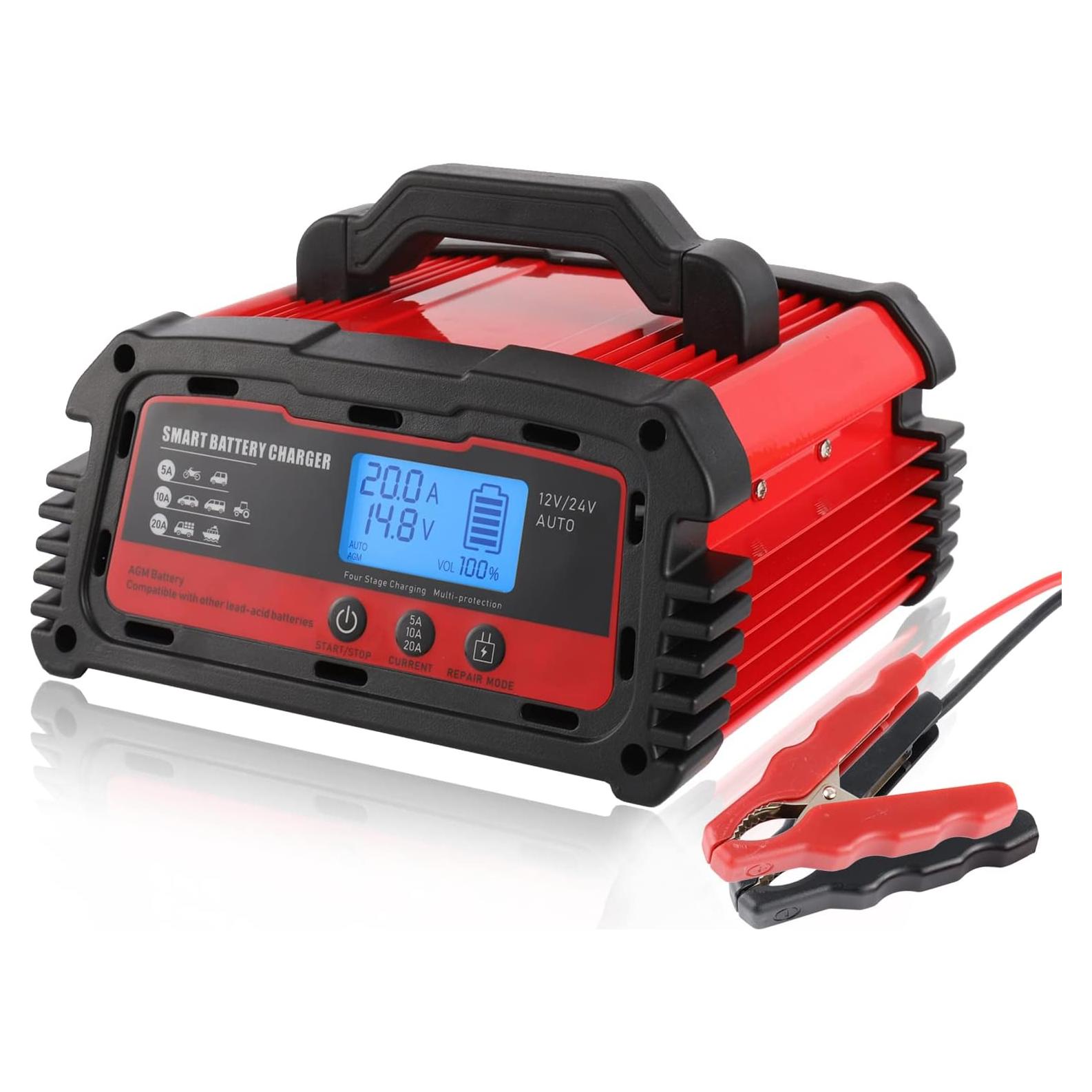 Cargador de Baterías Inteligente 20A 12V/24V Premier Goods