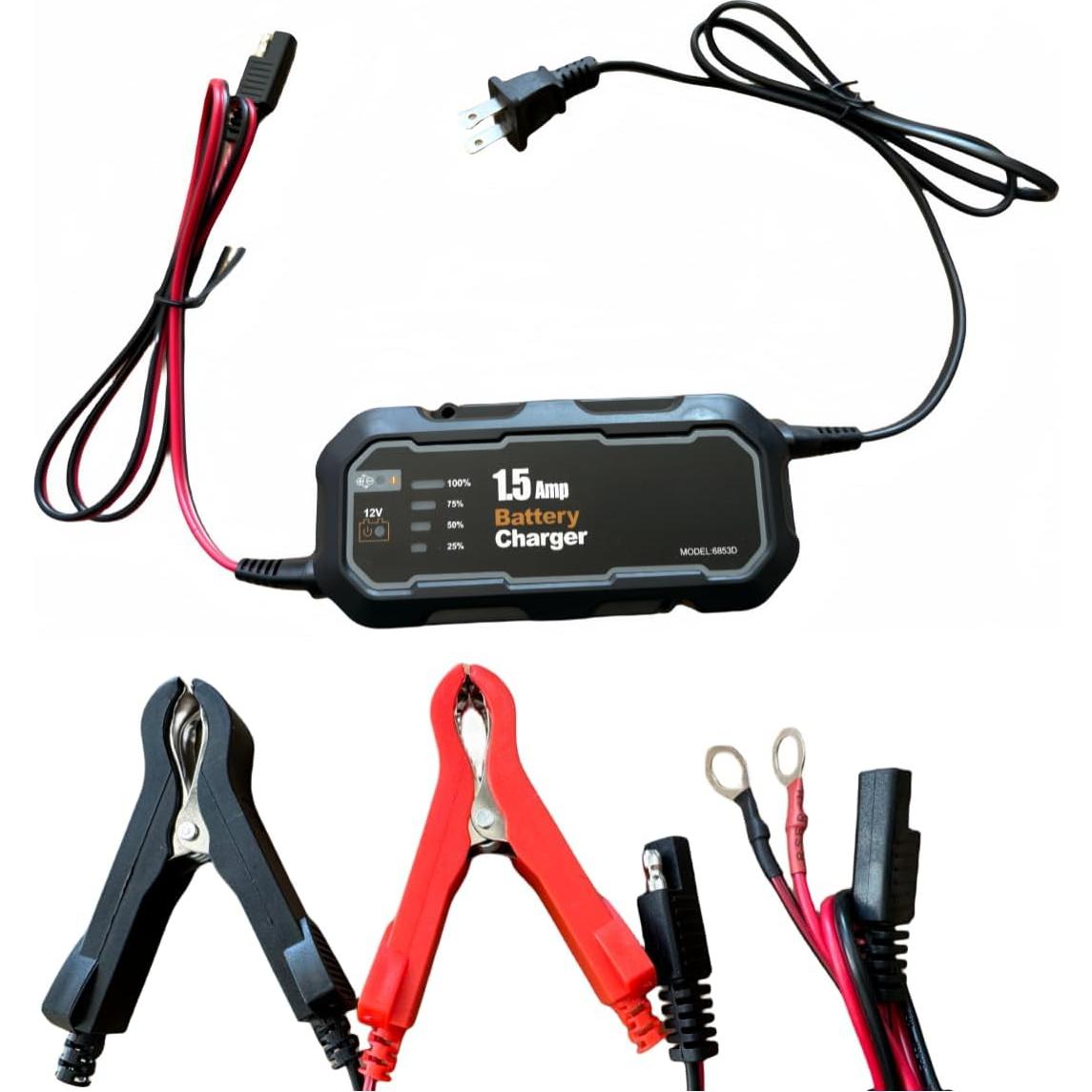 Cargador Automático Inteligente 12V 1500mA Zeglavi para Baterías