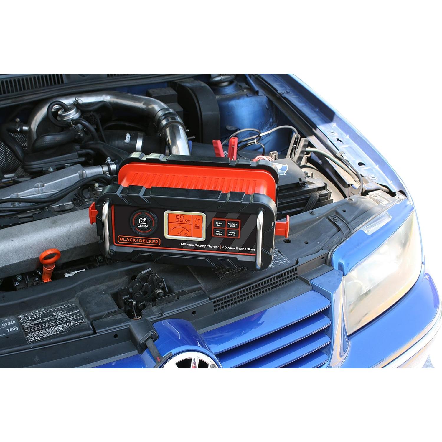 Cargador de Batería Automático Black+Decker BC15BD 15A 12V