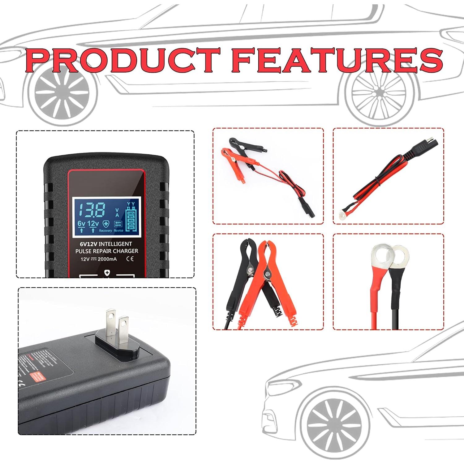 Cargador de goteo Stacool 12V/6V automático para batería