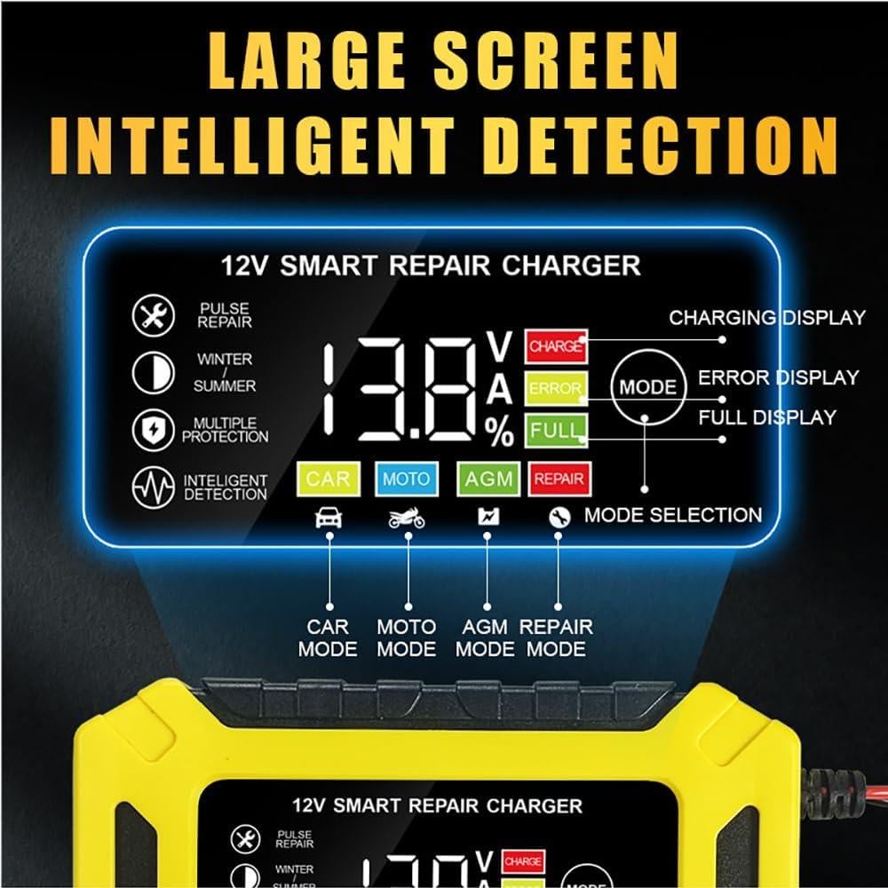 Cargador de Batería Inteligente X-ENERGY YX12V6A 6A 12V