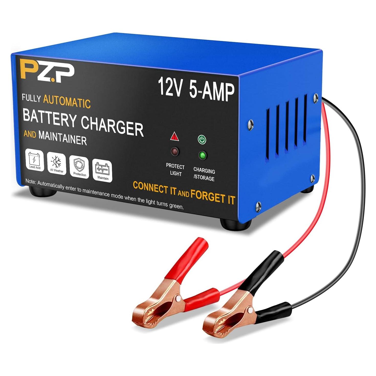 Cargador de Batería Inteligente 12V 5A PZ.P con Desulfatador