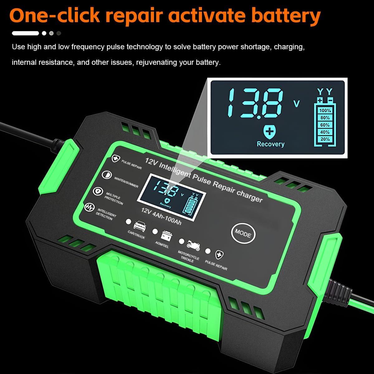 Cargador de Batería de Coche Mandark 12V 6A Inteligente