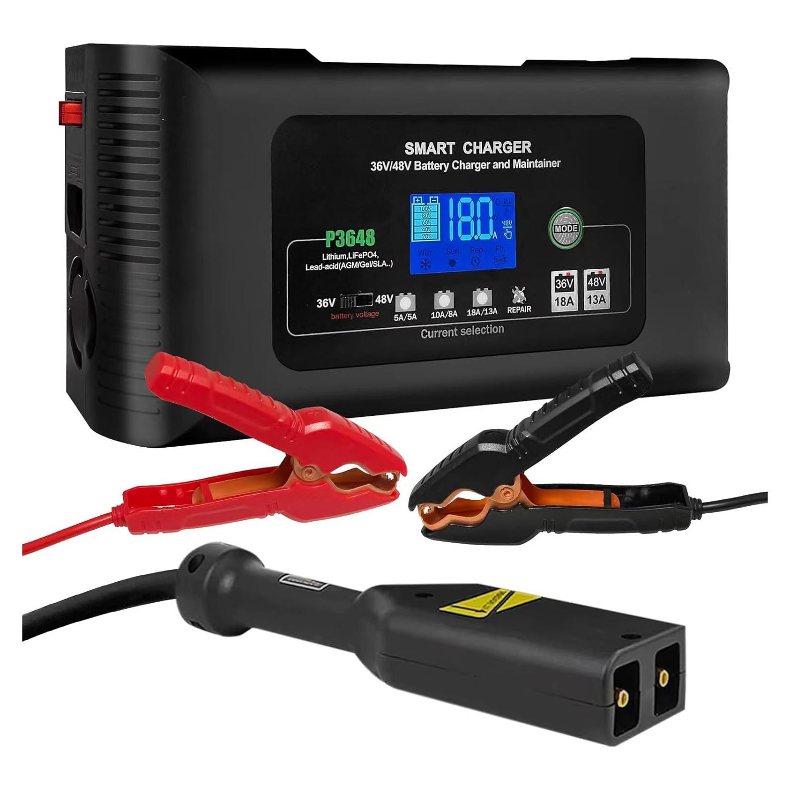 Cargador Inteligente 36V/48V Cuscos para Carro de Golf