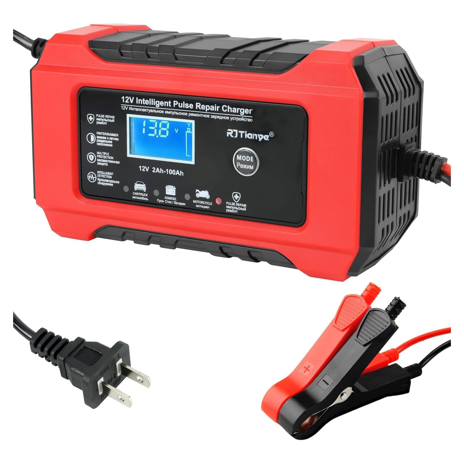 Cargador de Batería Automático JESTMOTOR 12V 24V 6A