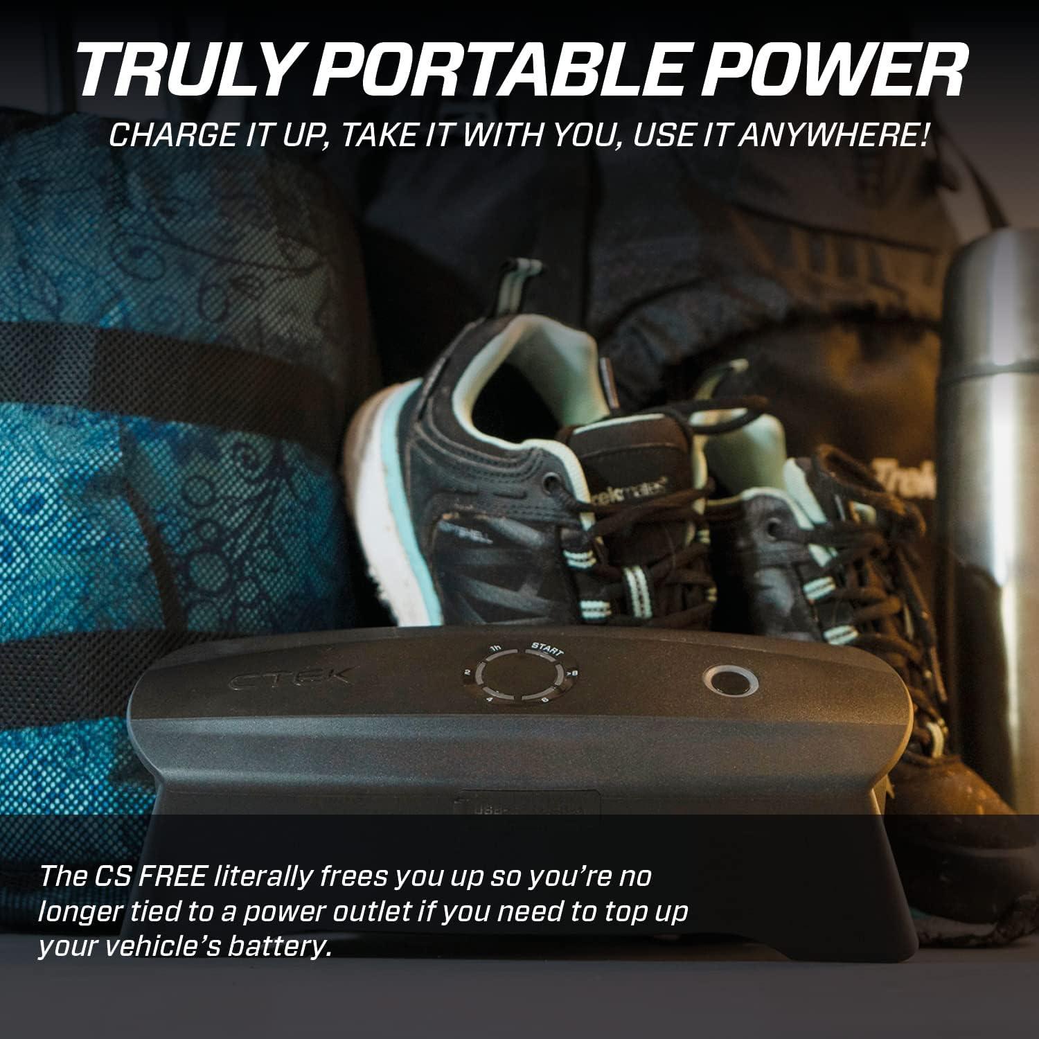 Cargador de Batería Portátil CTEK CS Free 12V 4 en 1