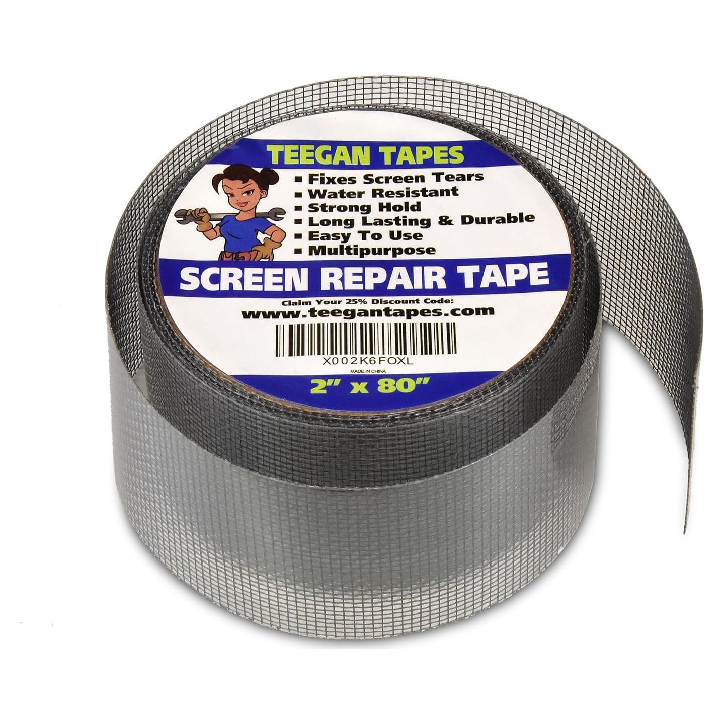 Cinta de Reparación de Pantallas Gaffer Power 5x5 cm Adhesivo Fuerte