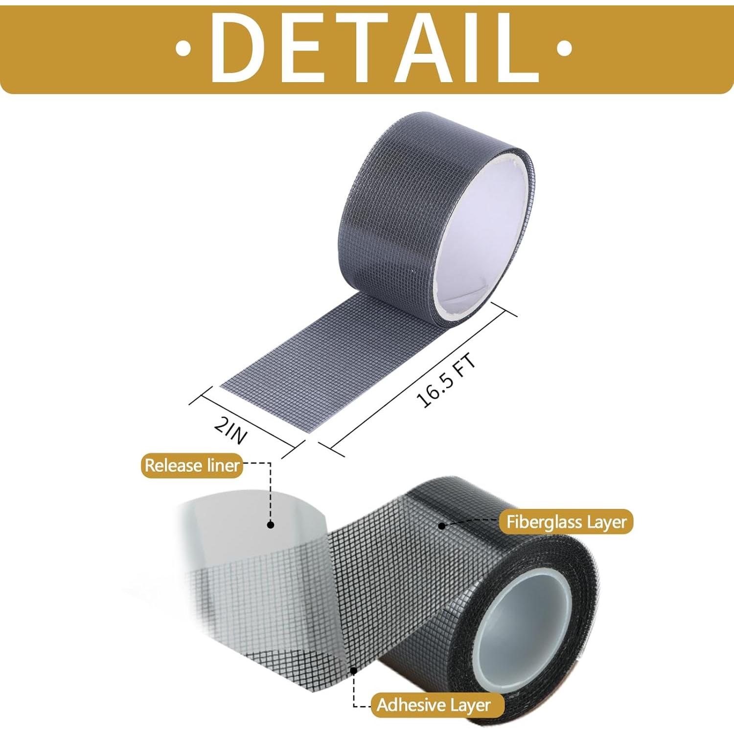 Kit de Reparación de Pantallas de Ventana TMKCW 5.08cm x 502.92cm