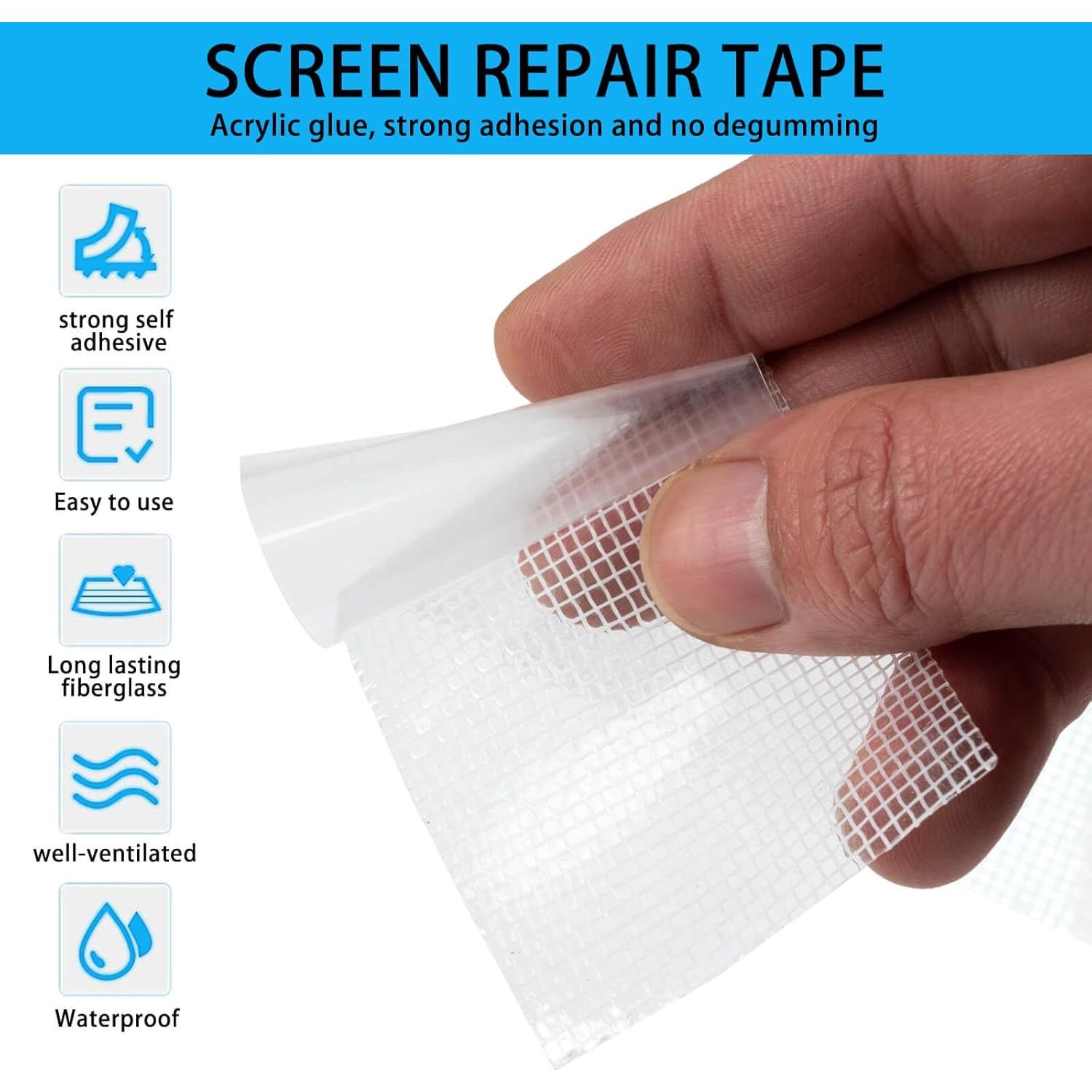 Cinta de Reparación de Pantalla Exselens 5cm x 2m Fibra de Vidrio