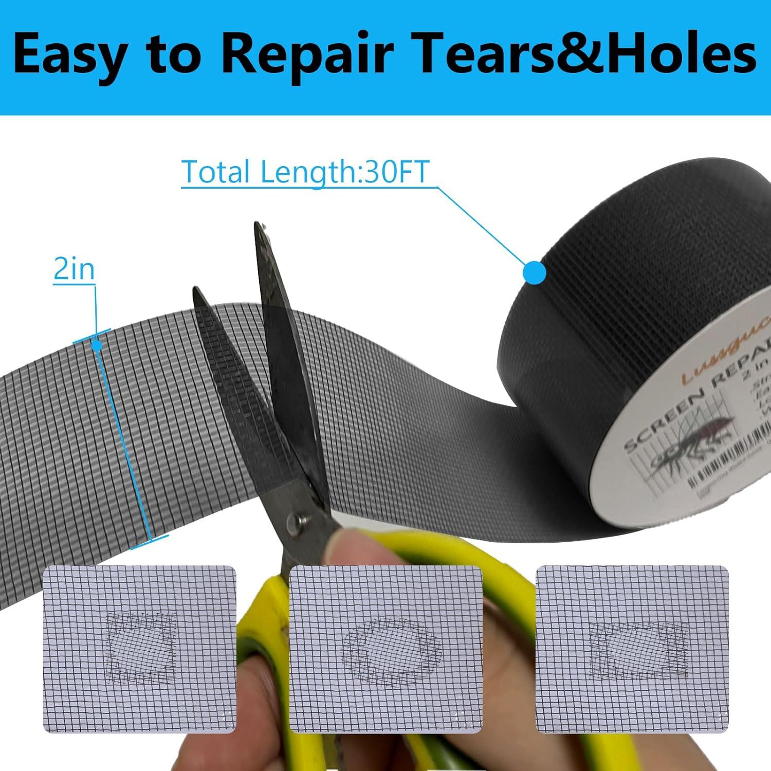 Cinta de Reparación de Pantalla de Ventana Lussgucc 5cm x 9.14m