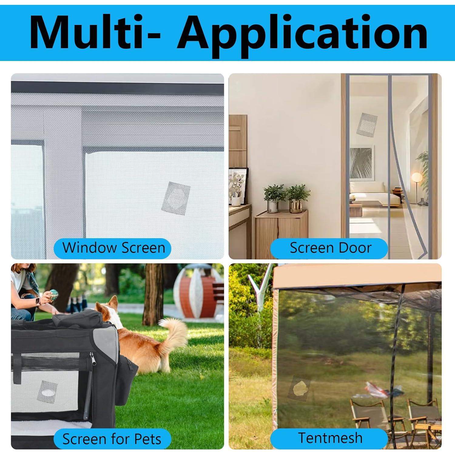 Cinta de Reparación de Pantalla de Ventana Lussgucc 5cm x 9.14m