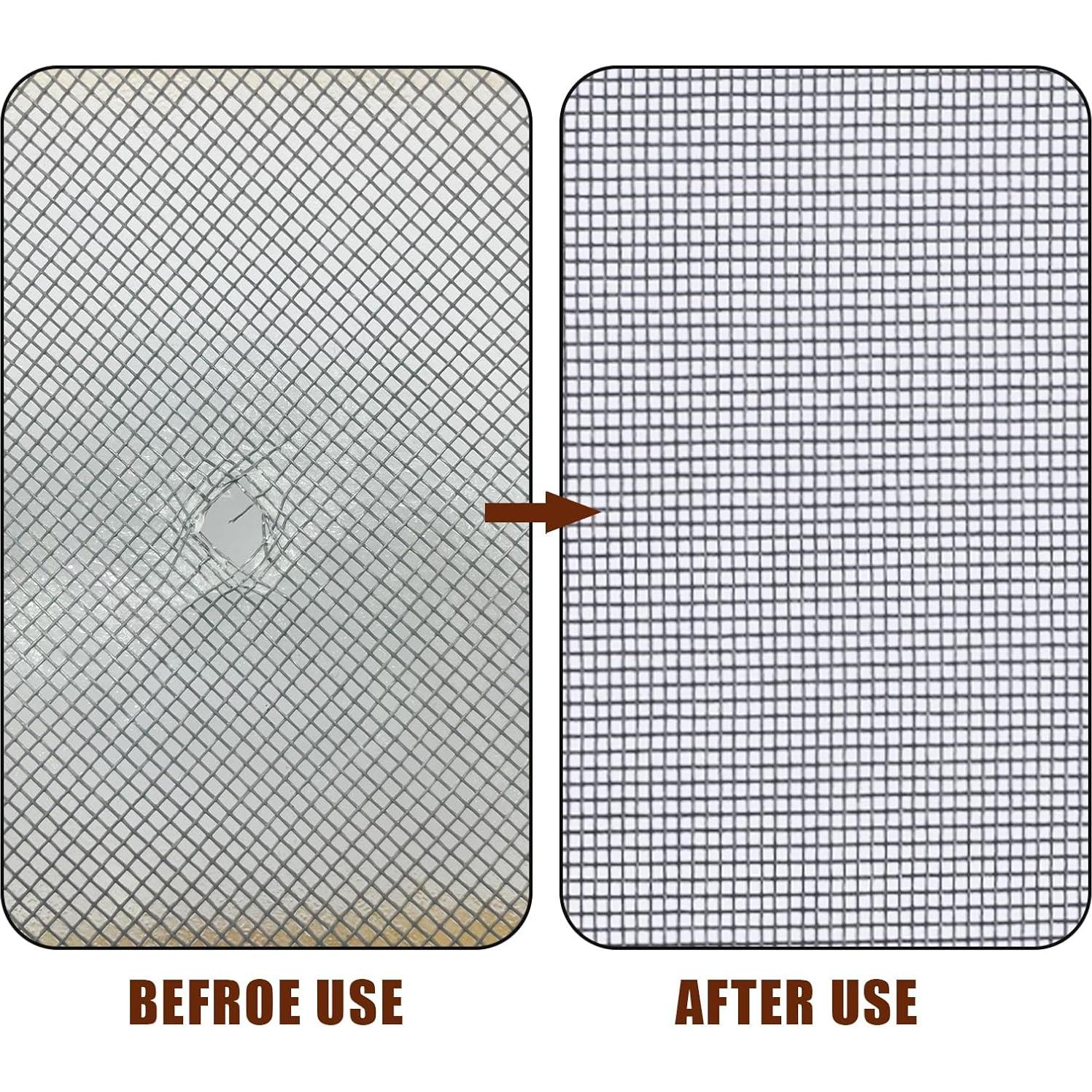 Kit de 10 Parches de Reparación de Pantalla LUTER 10x10 cm