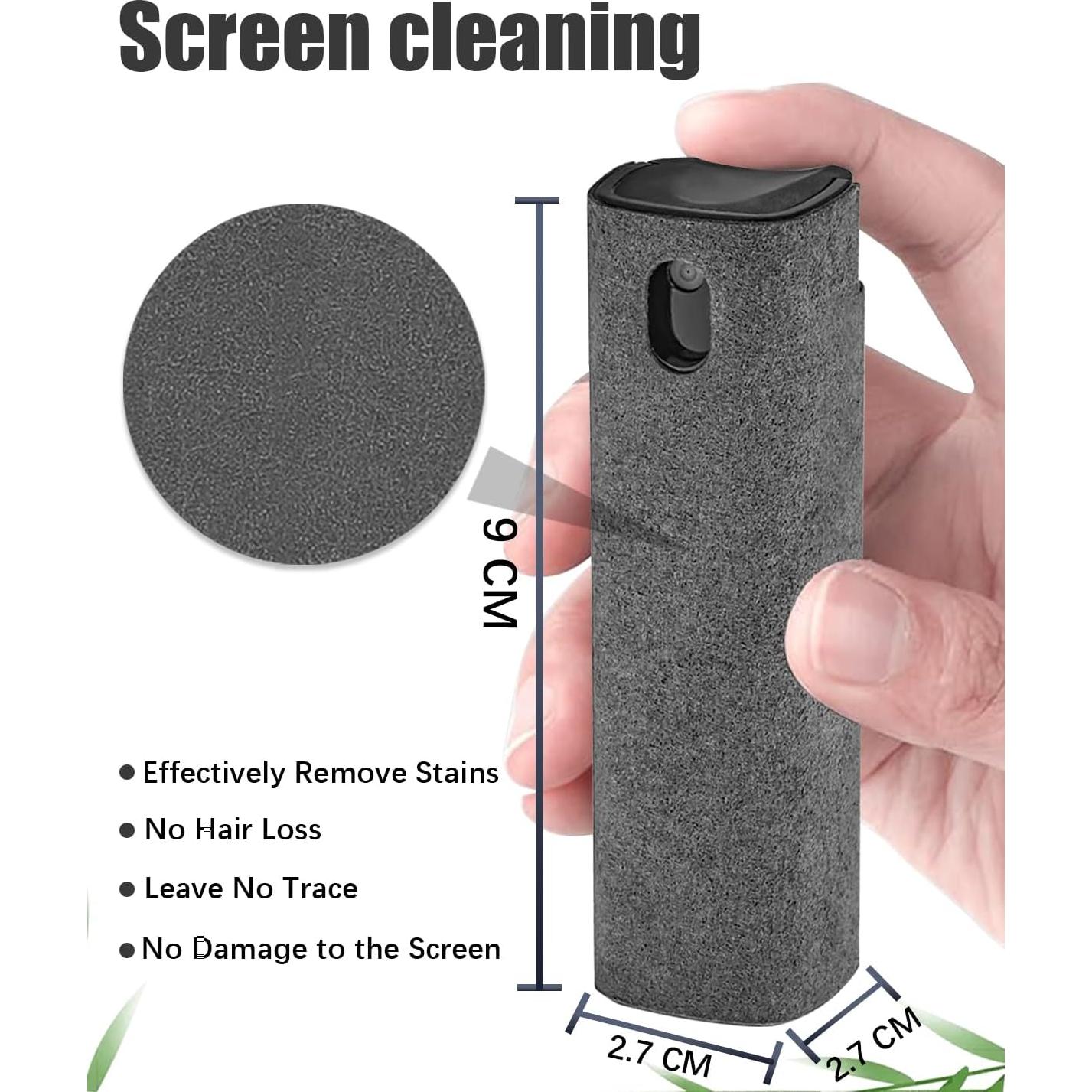 Kit Limpiador de Pantallas 2 en 1 Mketnymy Rosa y Negro