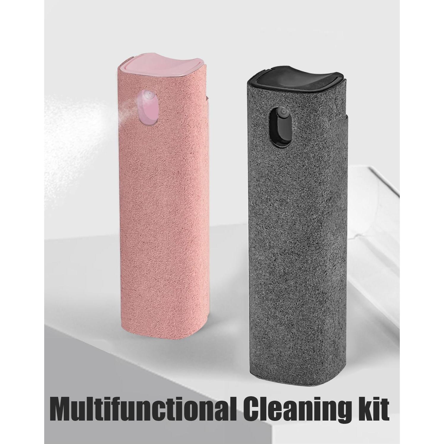 Kit Limpiador de Pantallas 2 en 1 Mketnymy Rosa y Negro