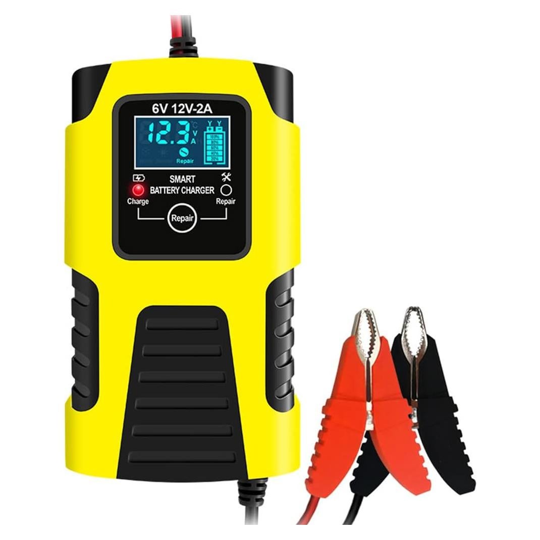 Cargador Mantenedor de Batería 6V/12V Huiaipaic 2A