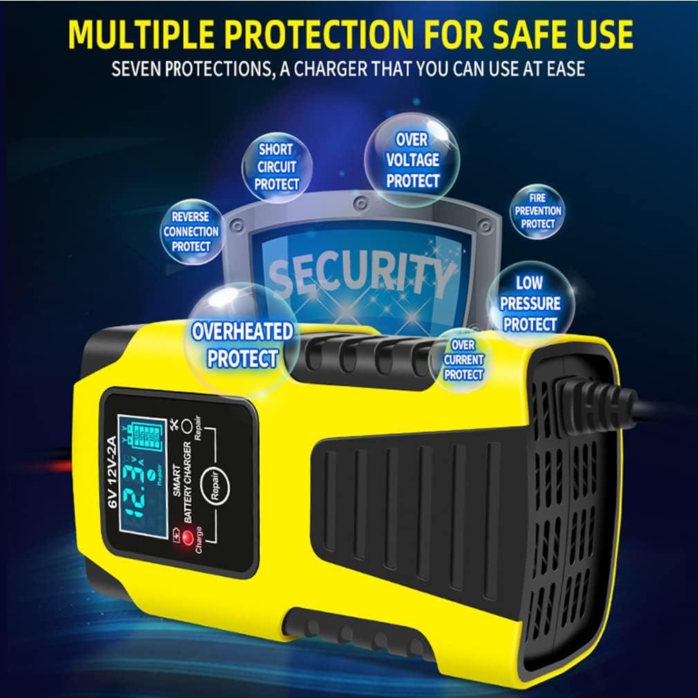 Cargador Mantenedor de Batería 6V/12V Huiaipaic 2A