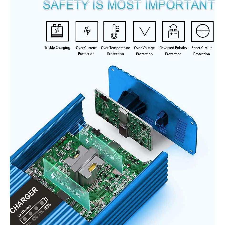 Cargador de Batería ULTRAPOWER 24V 5A Inteligente Automático
