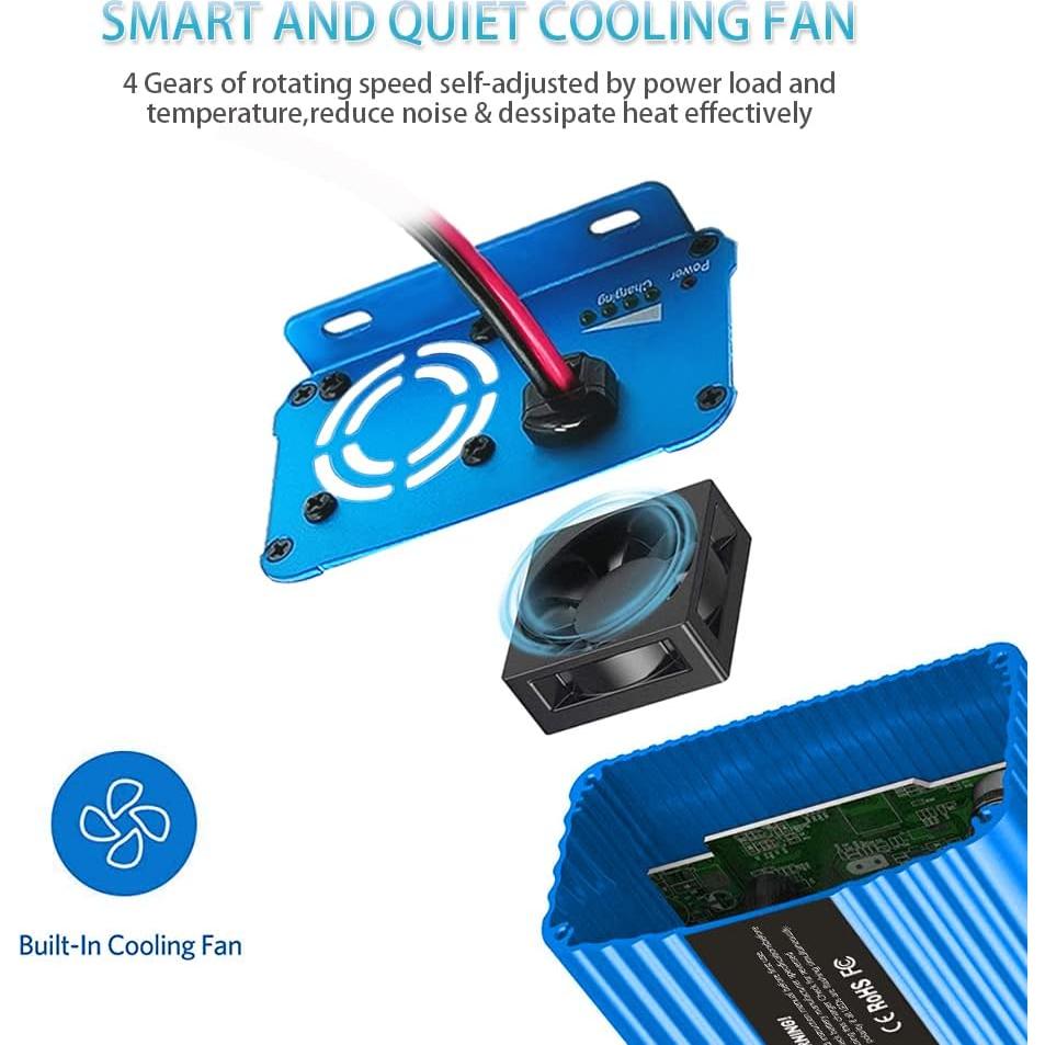 Cargador de Batería ULTRAPOWER 24V 5A Inteligente Automático