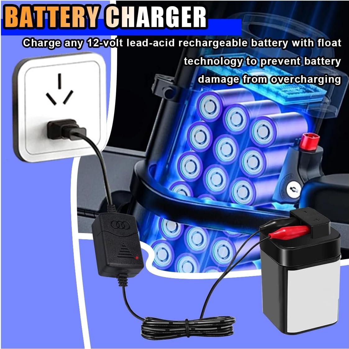 Cargador de Batería Plomo Ácido 12V 1300mA KITUREK Automático