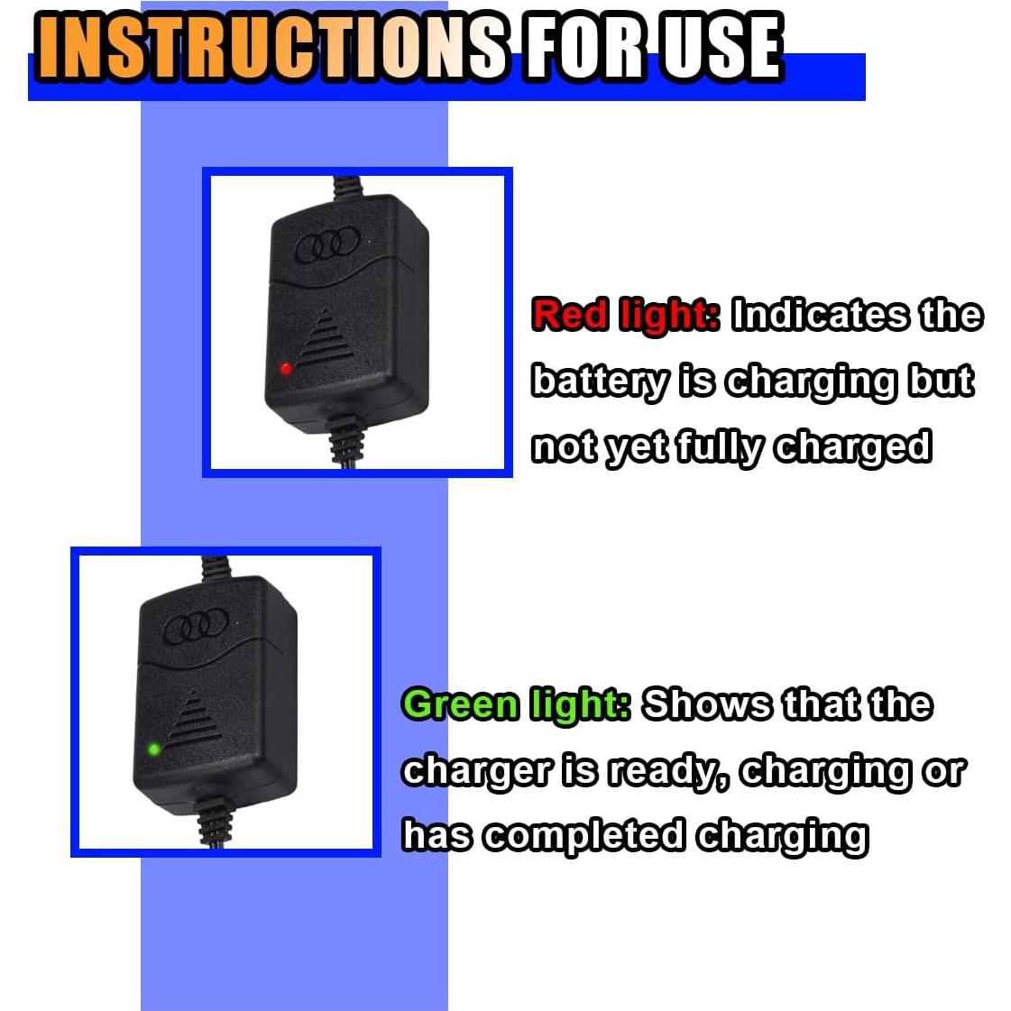 Cargador de Batería Plomo Ácido 12V 1300mA KITUREK Automático