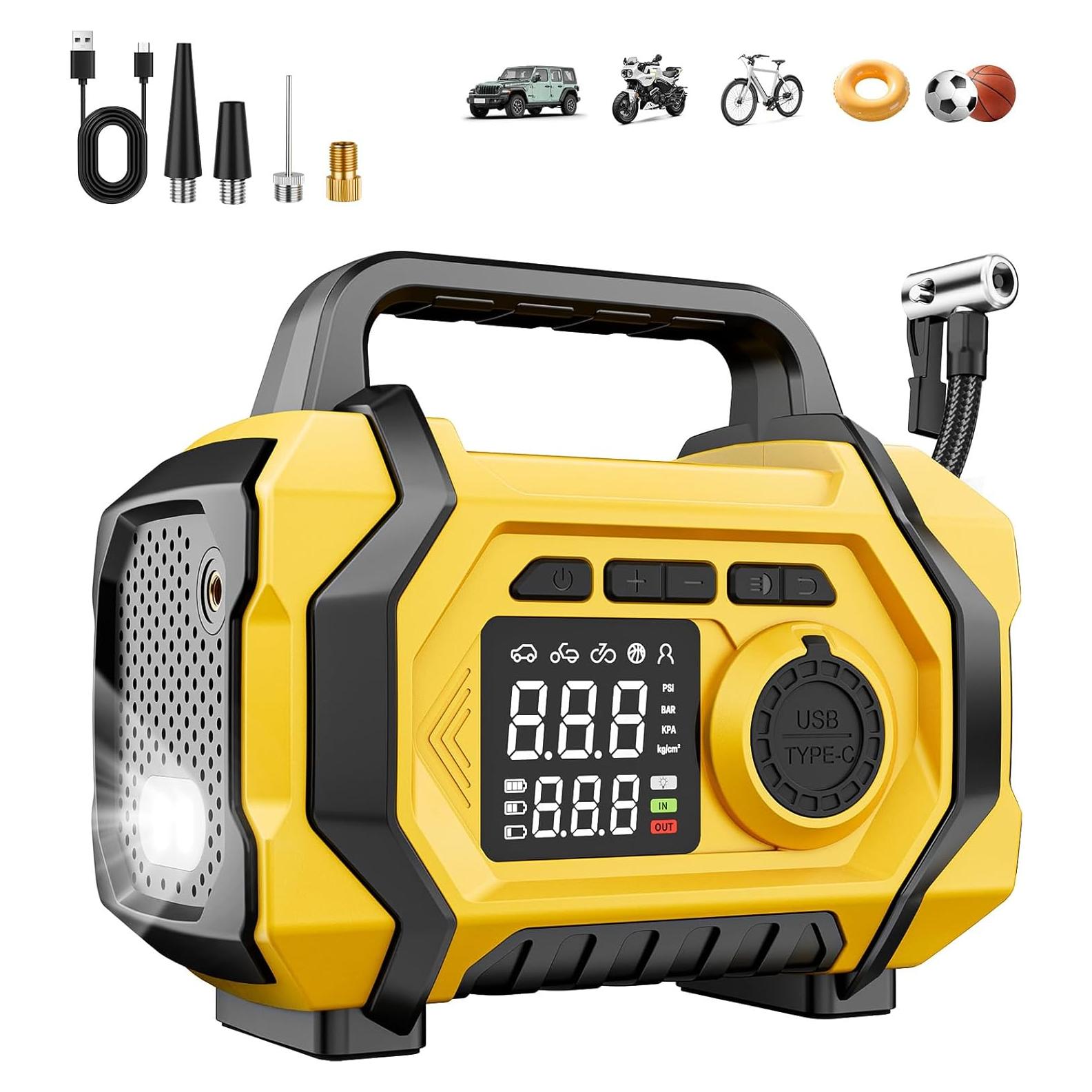 Compresor de Aire Portátil PUFLAT ATJ-201 150 PSI 12V