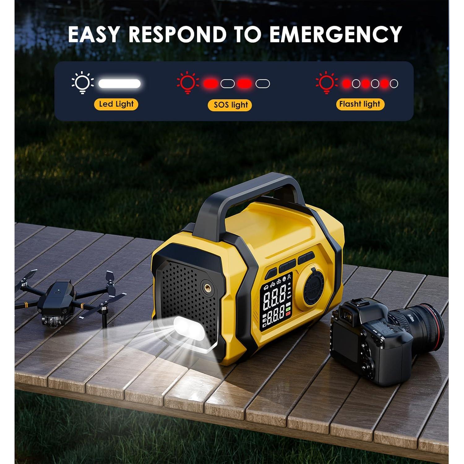 Compresor de Aire Portátil PUFLAT ATJ-201 150 PSI 12V