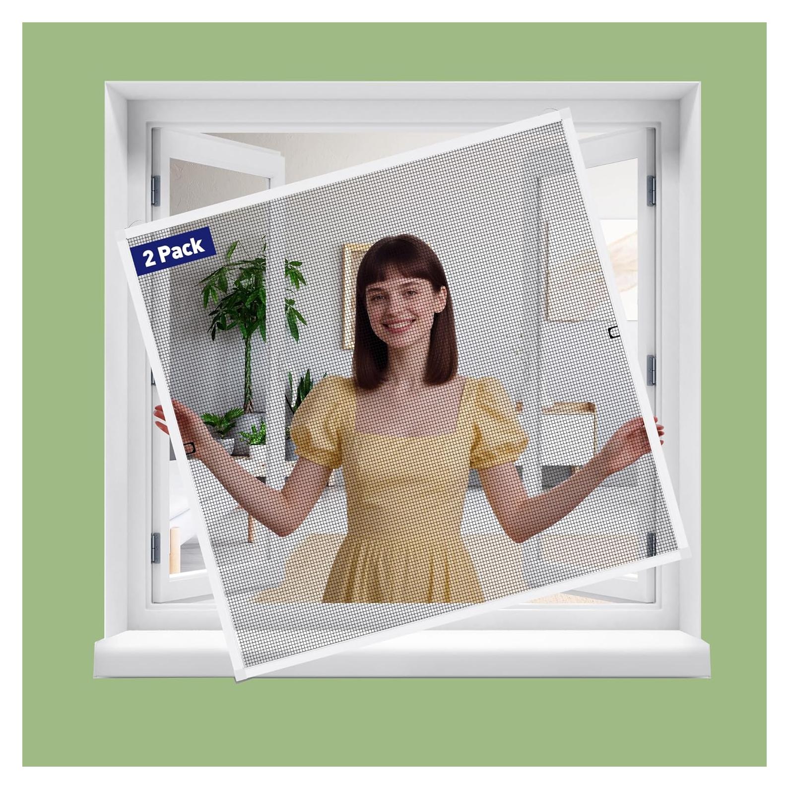 Kit de Pantalla de Ventana FOSLUOC - 2 Paquetes 116.84 cm