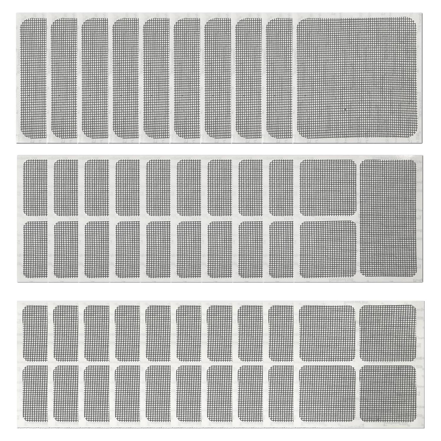 30 Piezas Parche de Reparación de Pantallas RUIFU 10x10cm