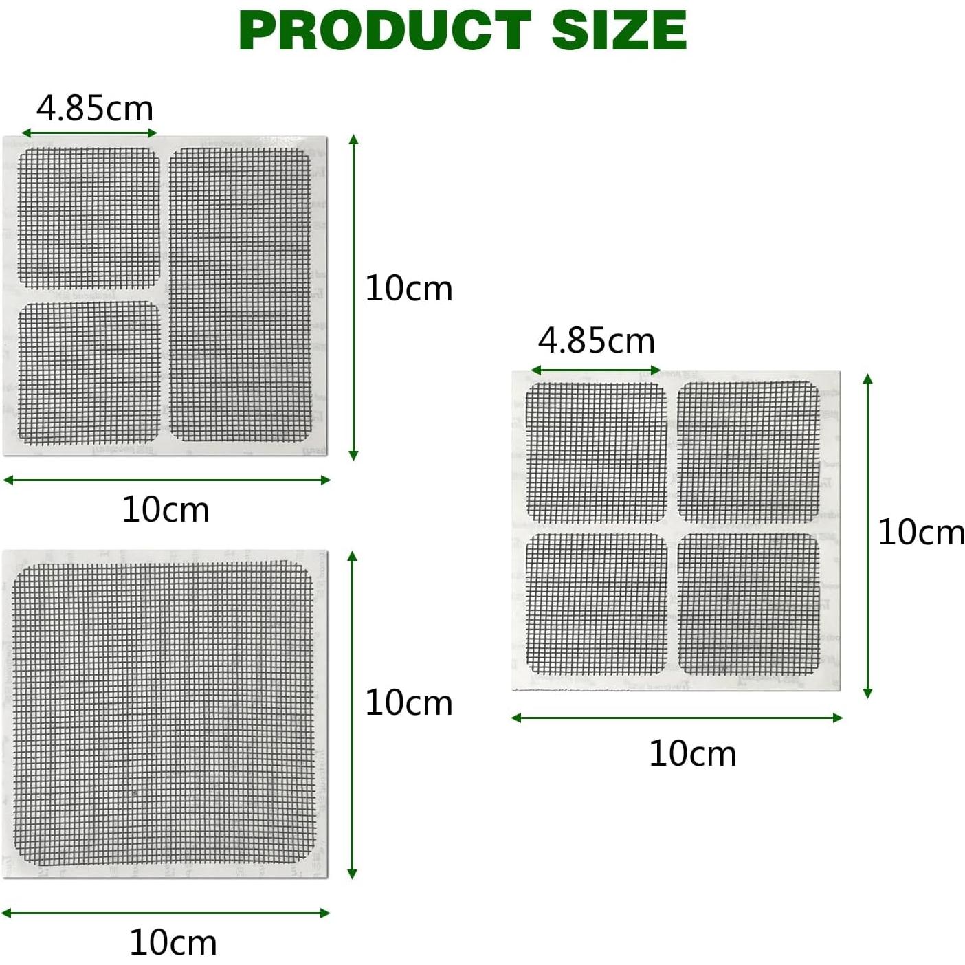 30 Piezas Parche de Reparación de Pantallas RUIFU 10x10cm