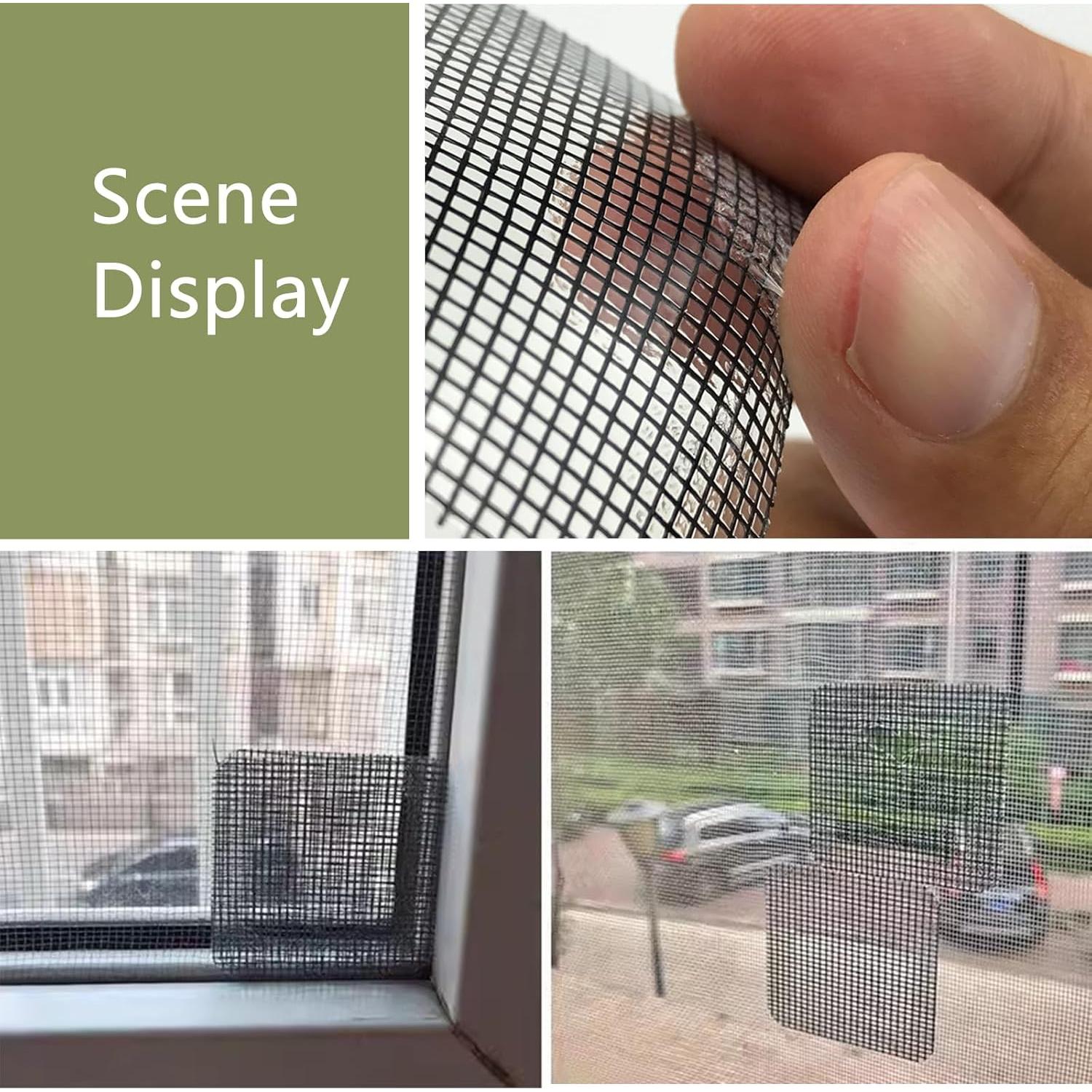 30 Piezas Parche de Reparación de Pantallas RUIFU 10x10cm