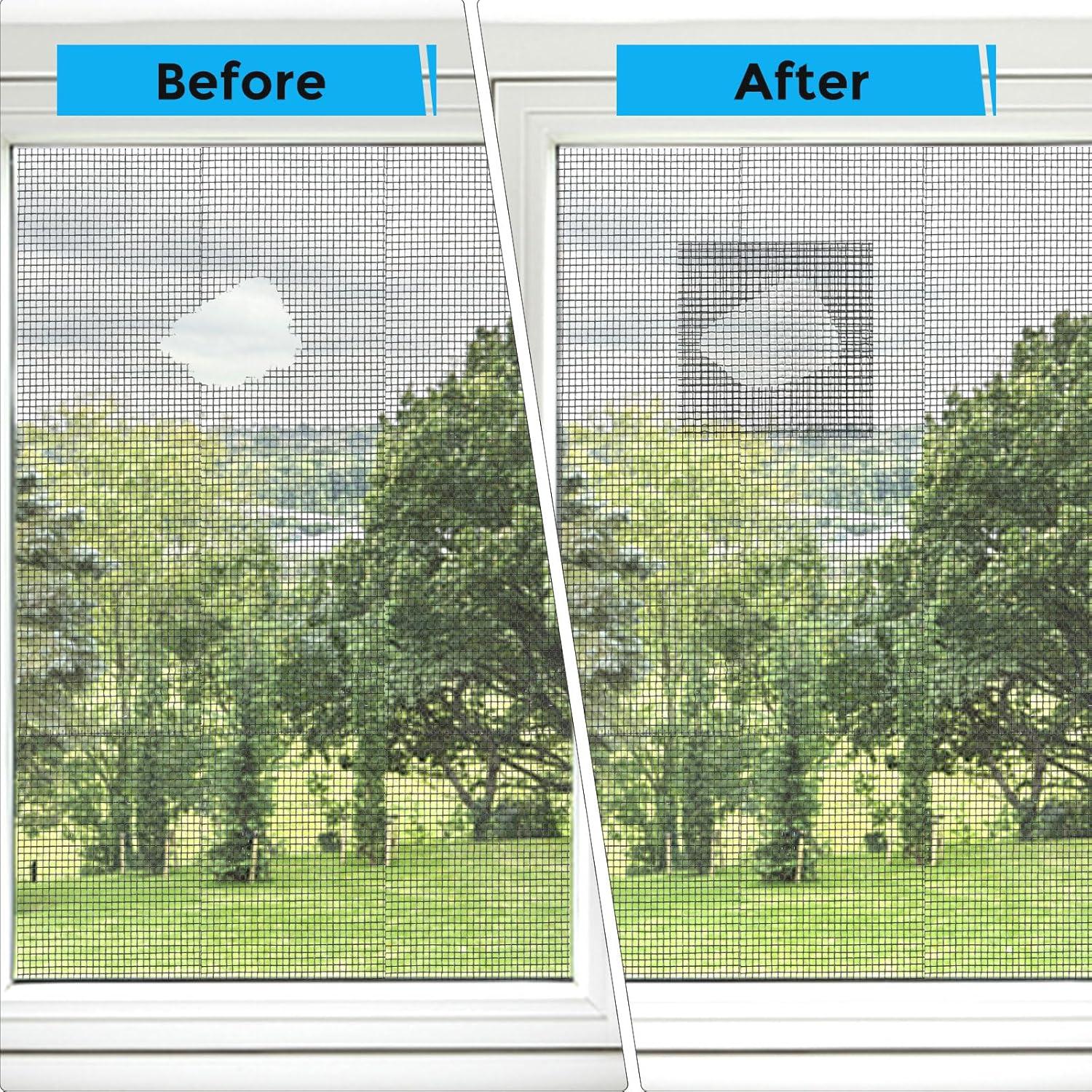 Kit de reparación de parches para pantalla de ventana 14 hojas