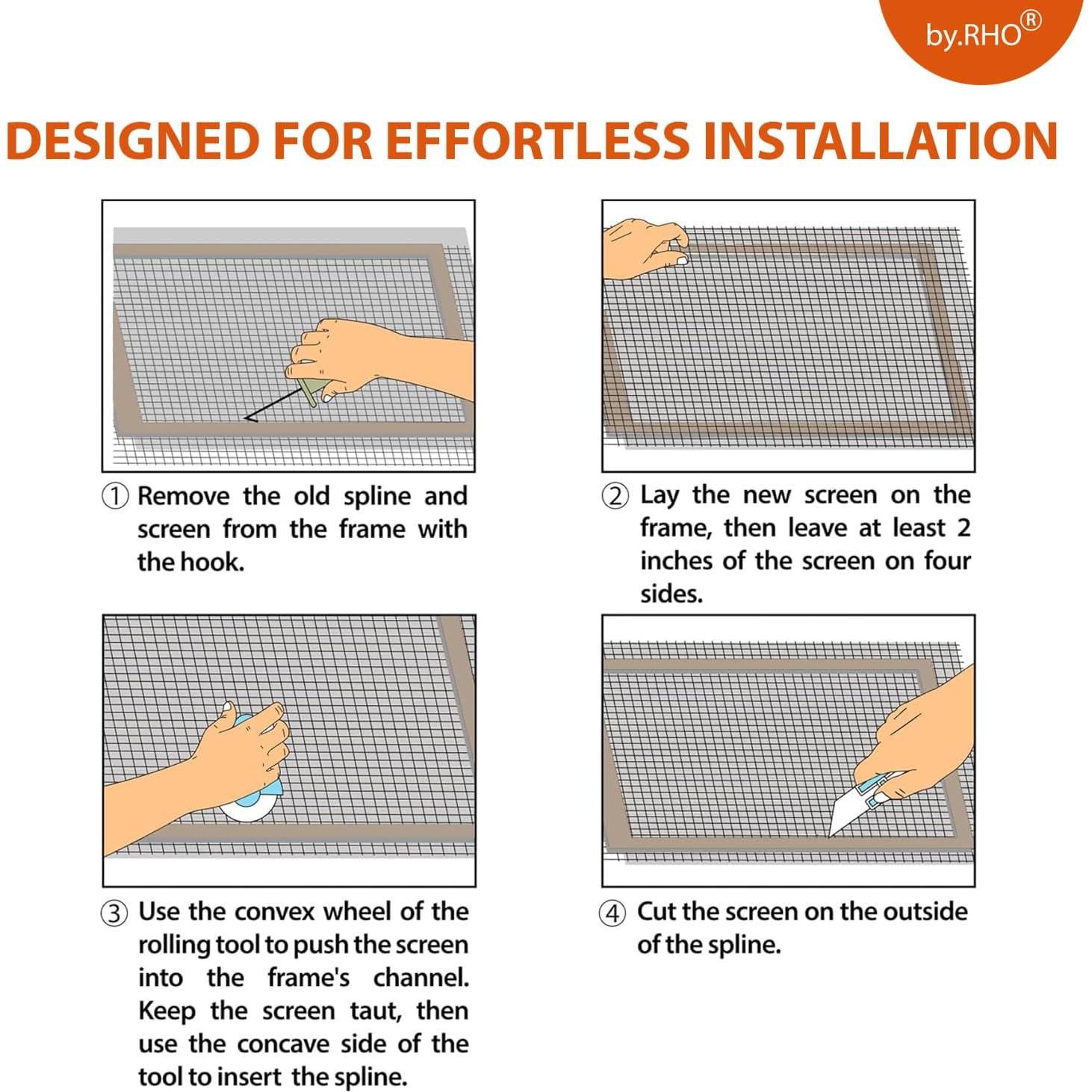 Kit de Reparación de Pantallas de Ventana by.RHO 121.92x299.72cm