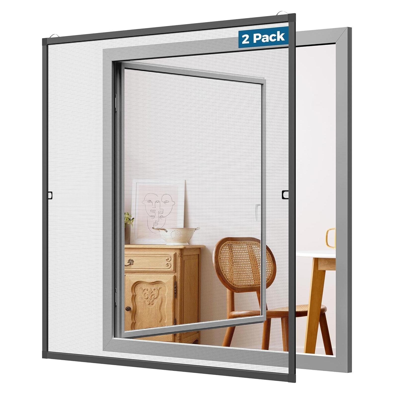 Kit de Pantalla de Ventana Augblinds 46x46 cm - 2 Juegos