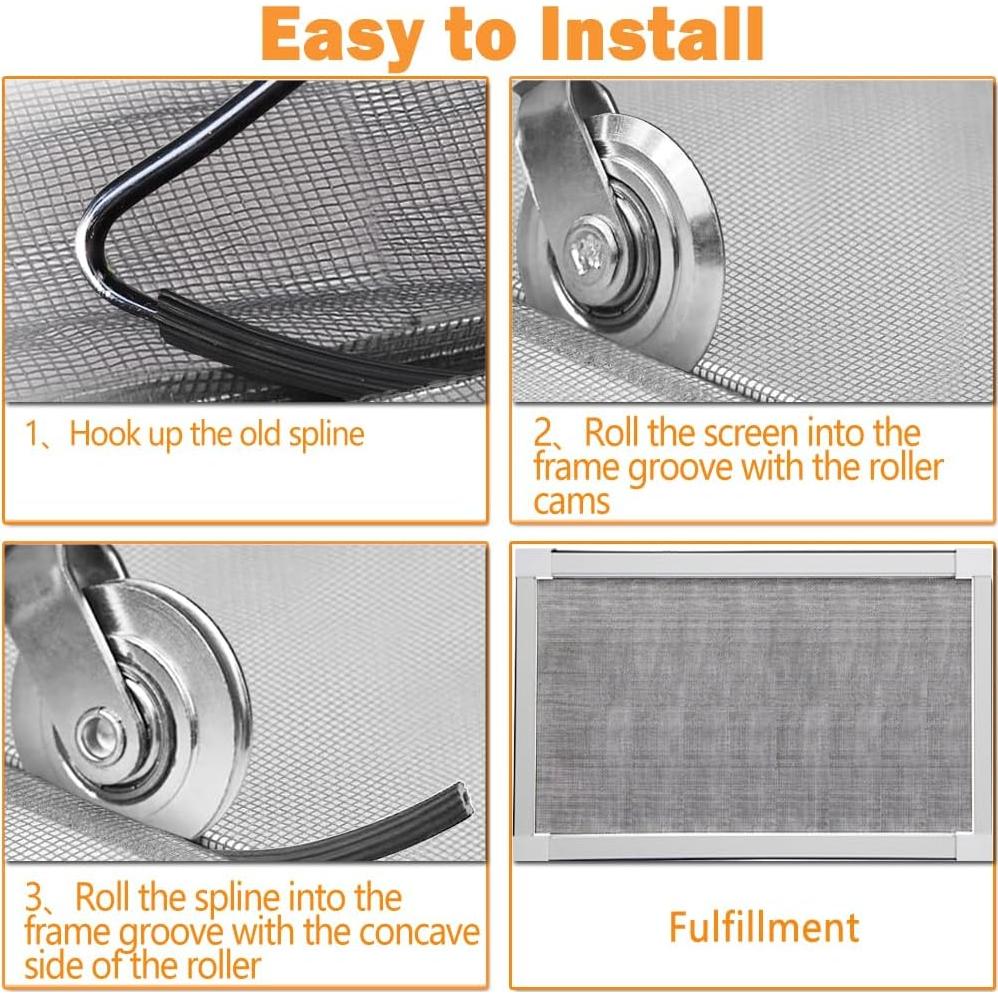 Kit de Reparación de Pantalla Lofrinc 3 en 1 con Rodillo de Acero