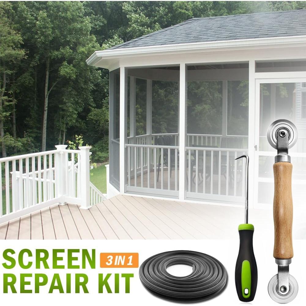 Kit de Reparación de Pantalla Lofrinc 3 en 1 con Rodillo de Acero