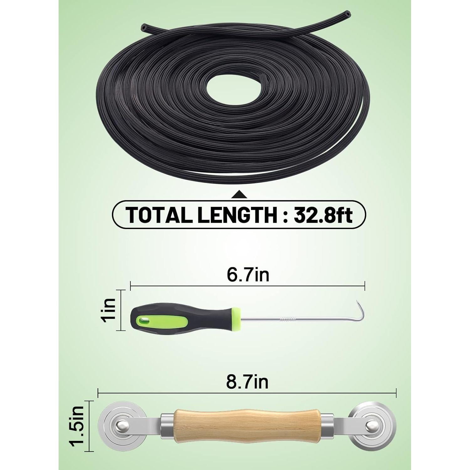 Kit de Reparación de Pantallas MEWTOGO 3 en 1 con Rodillo y Spline